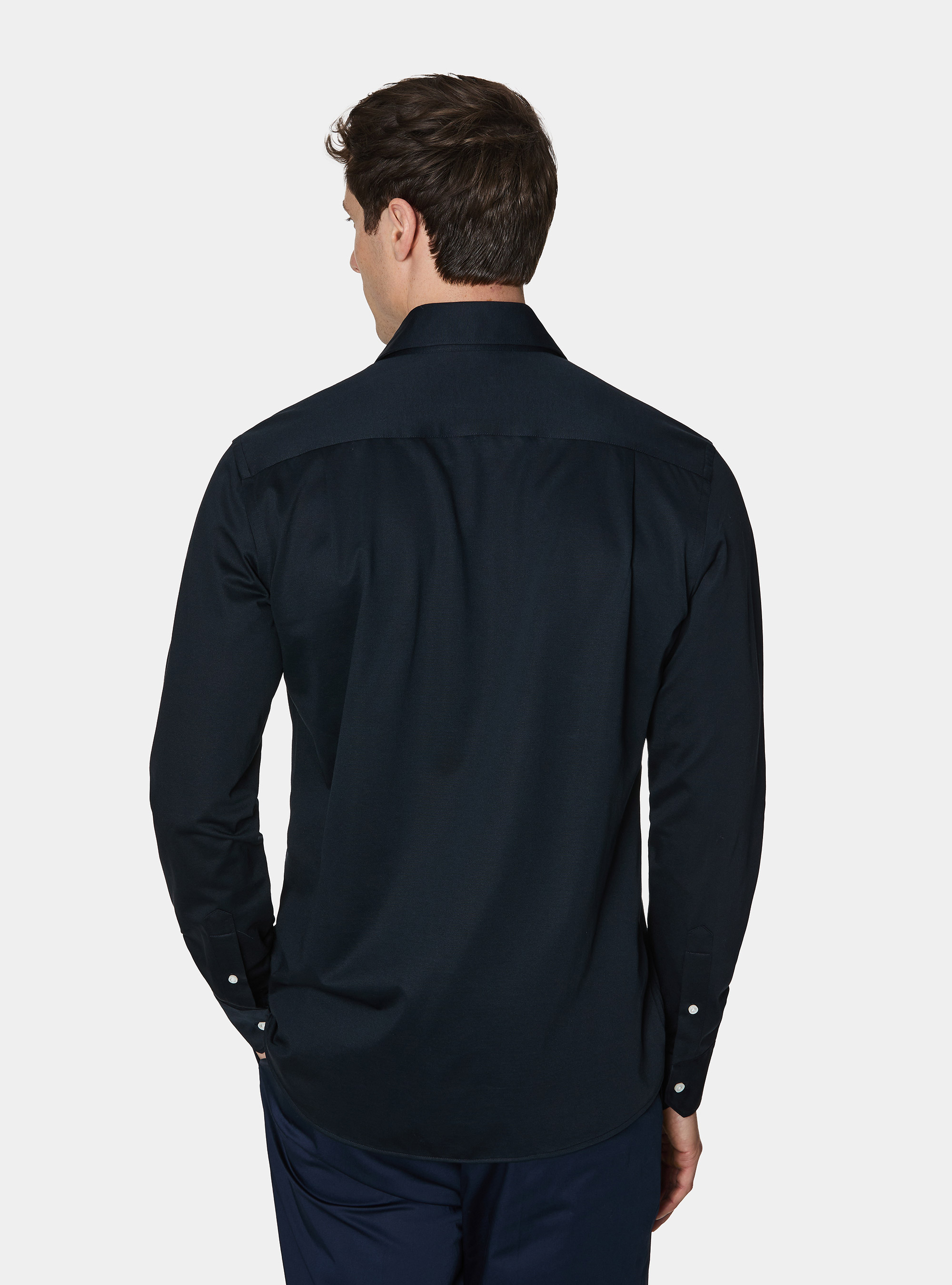 Camisa GT01 en jersey de mezcla de algod&oacute;n, AZUL MARINO