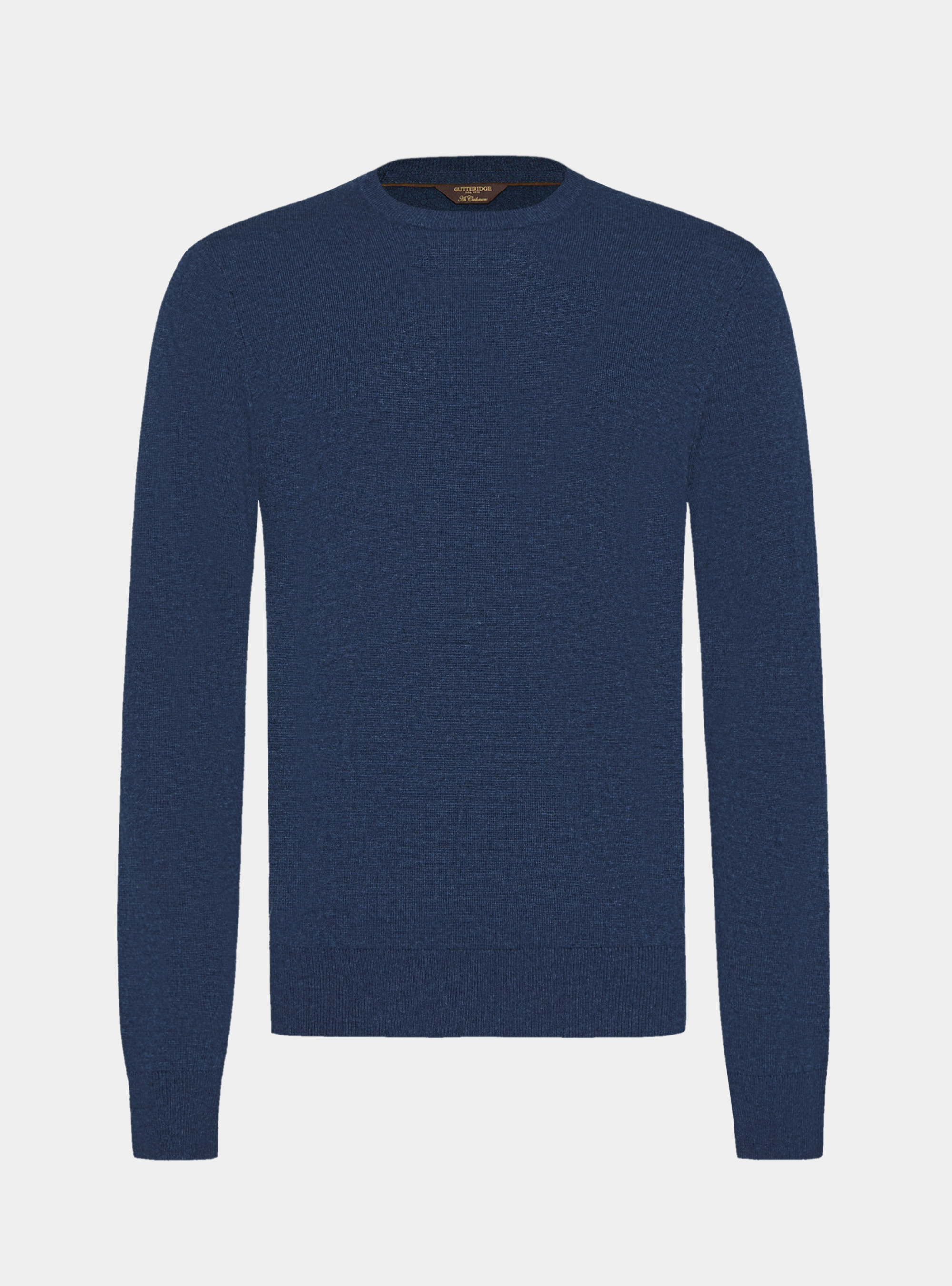 Wool and cashmere blend crewneck sweater, INK