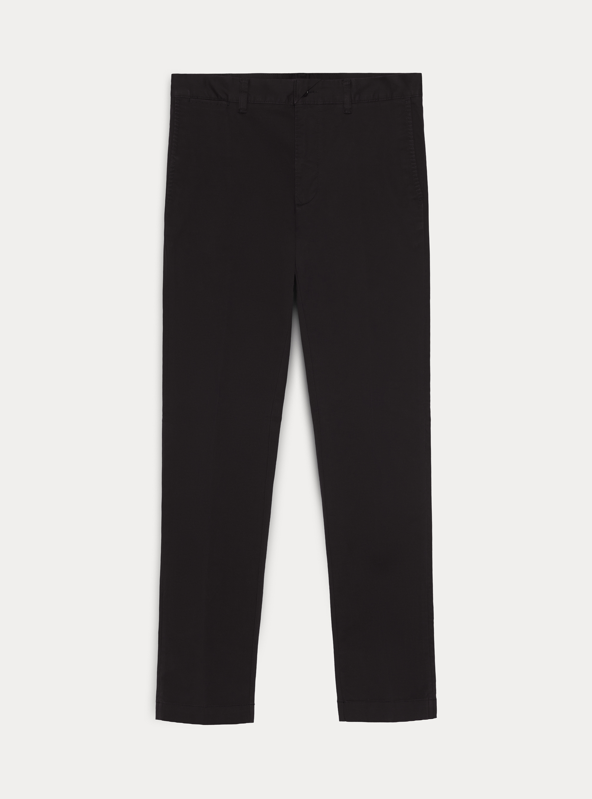 Pantalones chino slim fit de sarga el&aacute;stica, AZUL MARINO