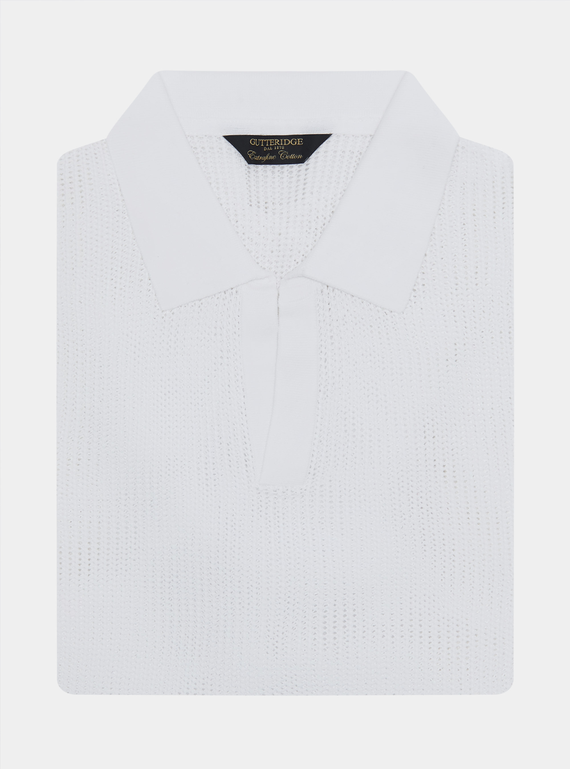 Geh&auml;keltes Poloshirt, BIANCO 0099C