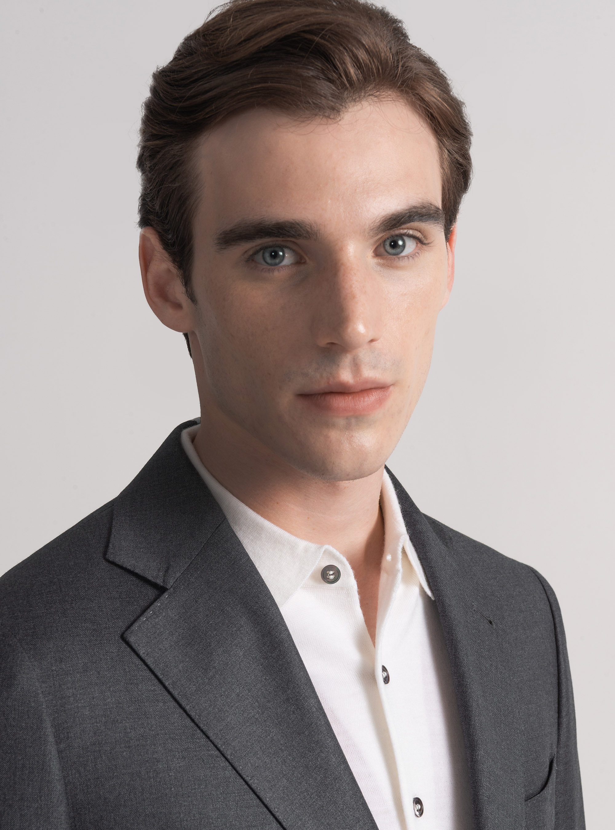 Pure wool suit blazer Vitale Barberis Canonico, ASPHALT GREY