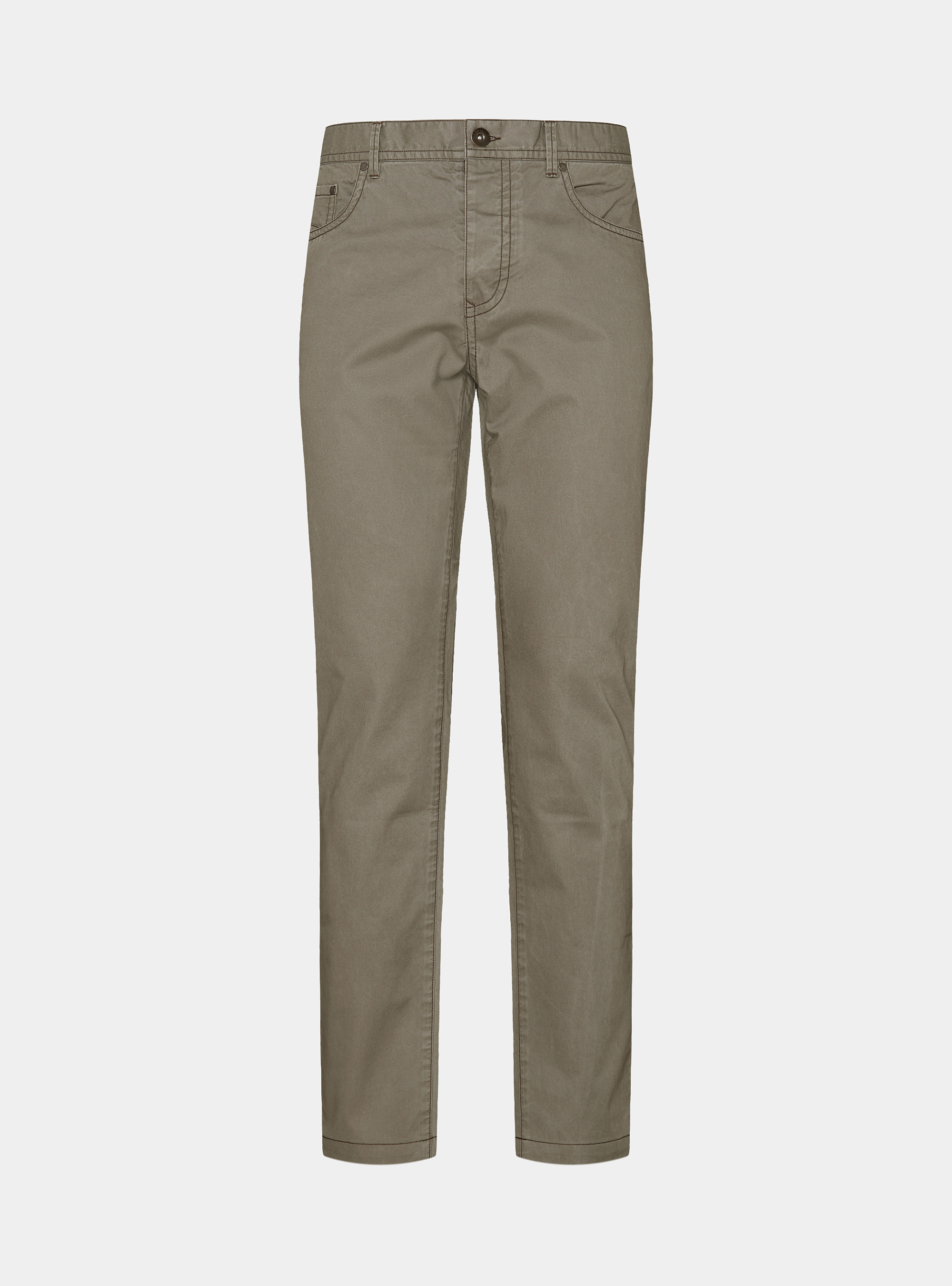 Pantalon slim fit en coton, TORTORA 0542C