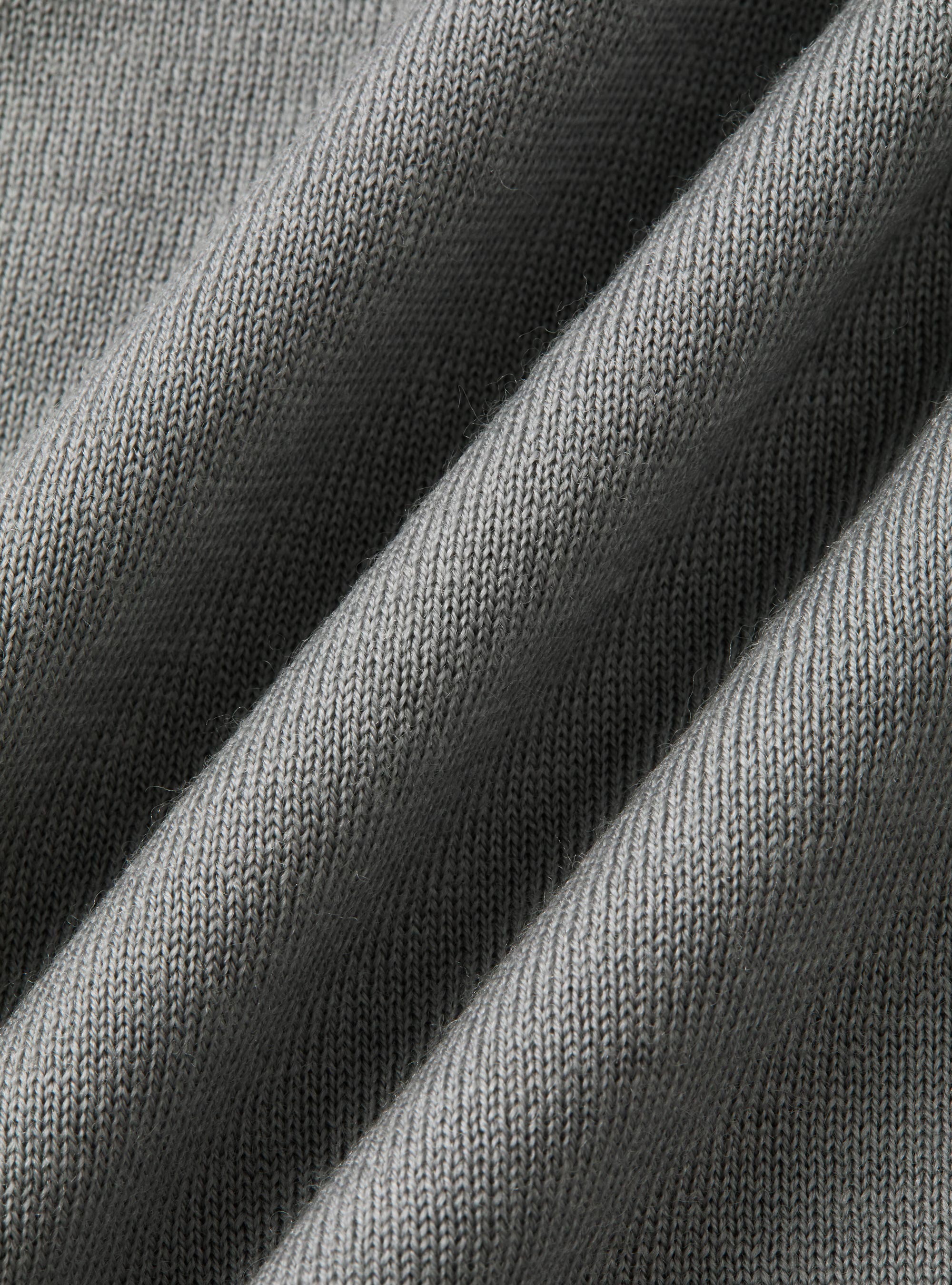 Turtleneck in pure extra-fine merino wool, GREY