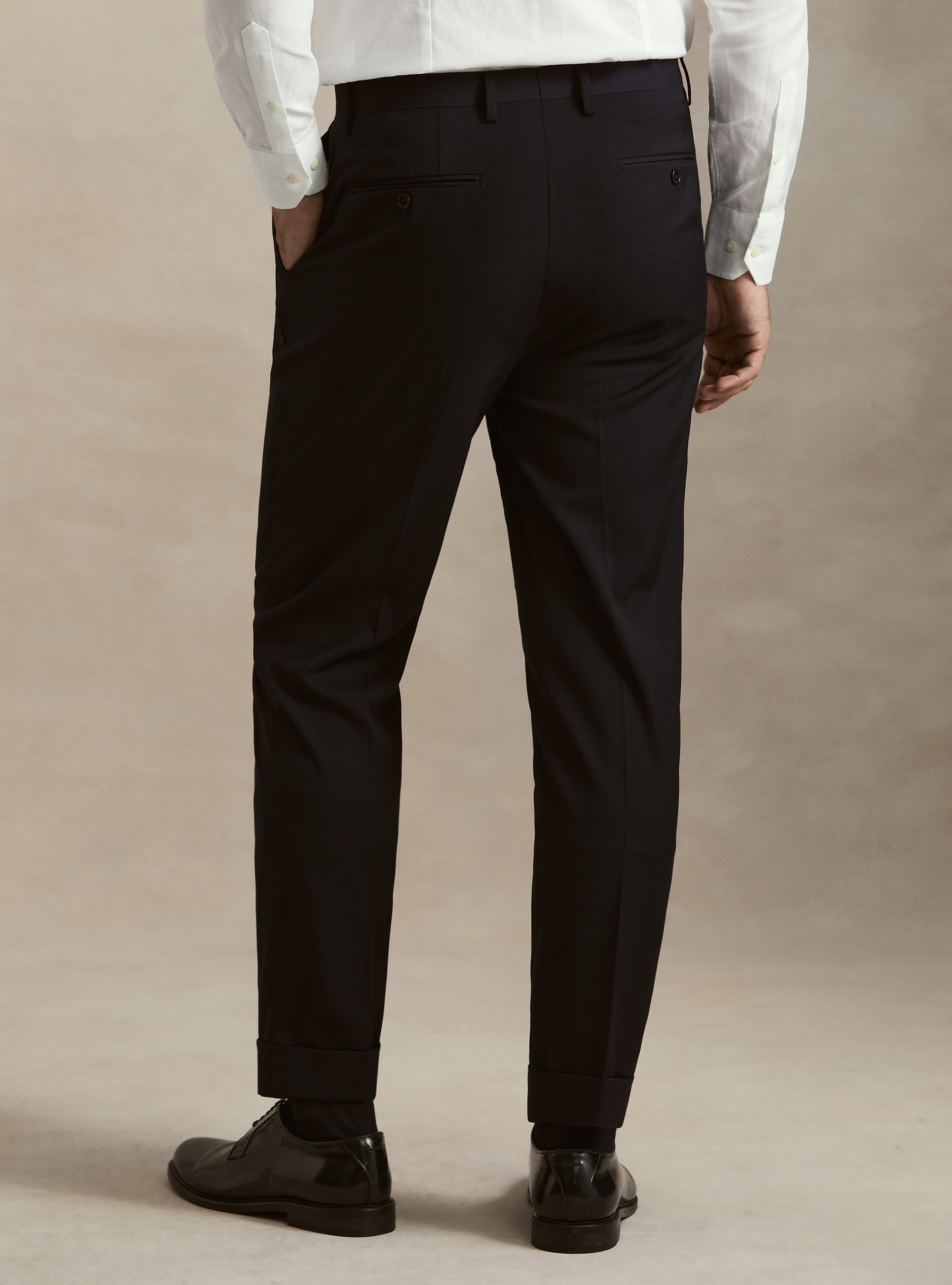 Tailored trousers, NAVY BLUE