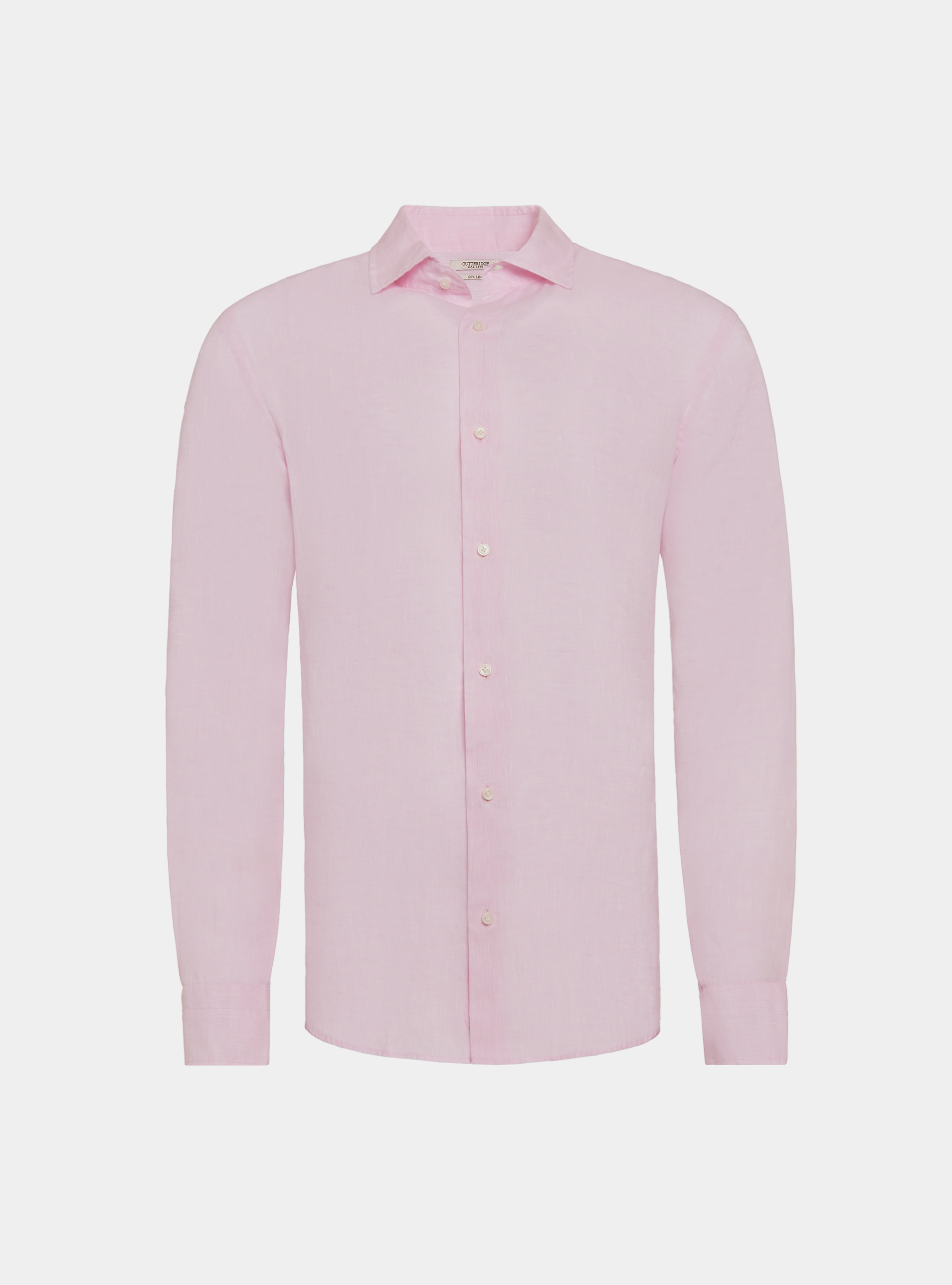Camicia in puro lino, ROSA