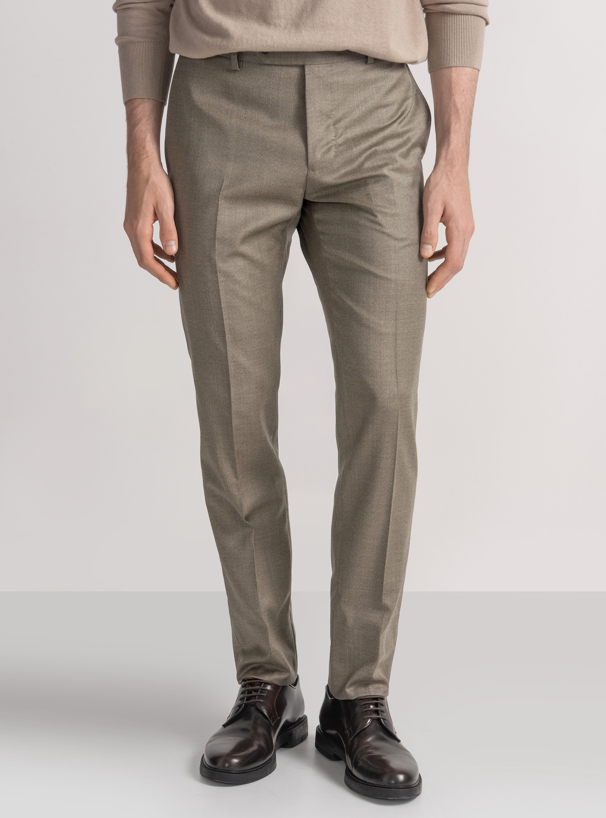 Pure wool suit trousers Vitale Barberis Canonico, SAND