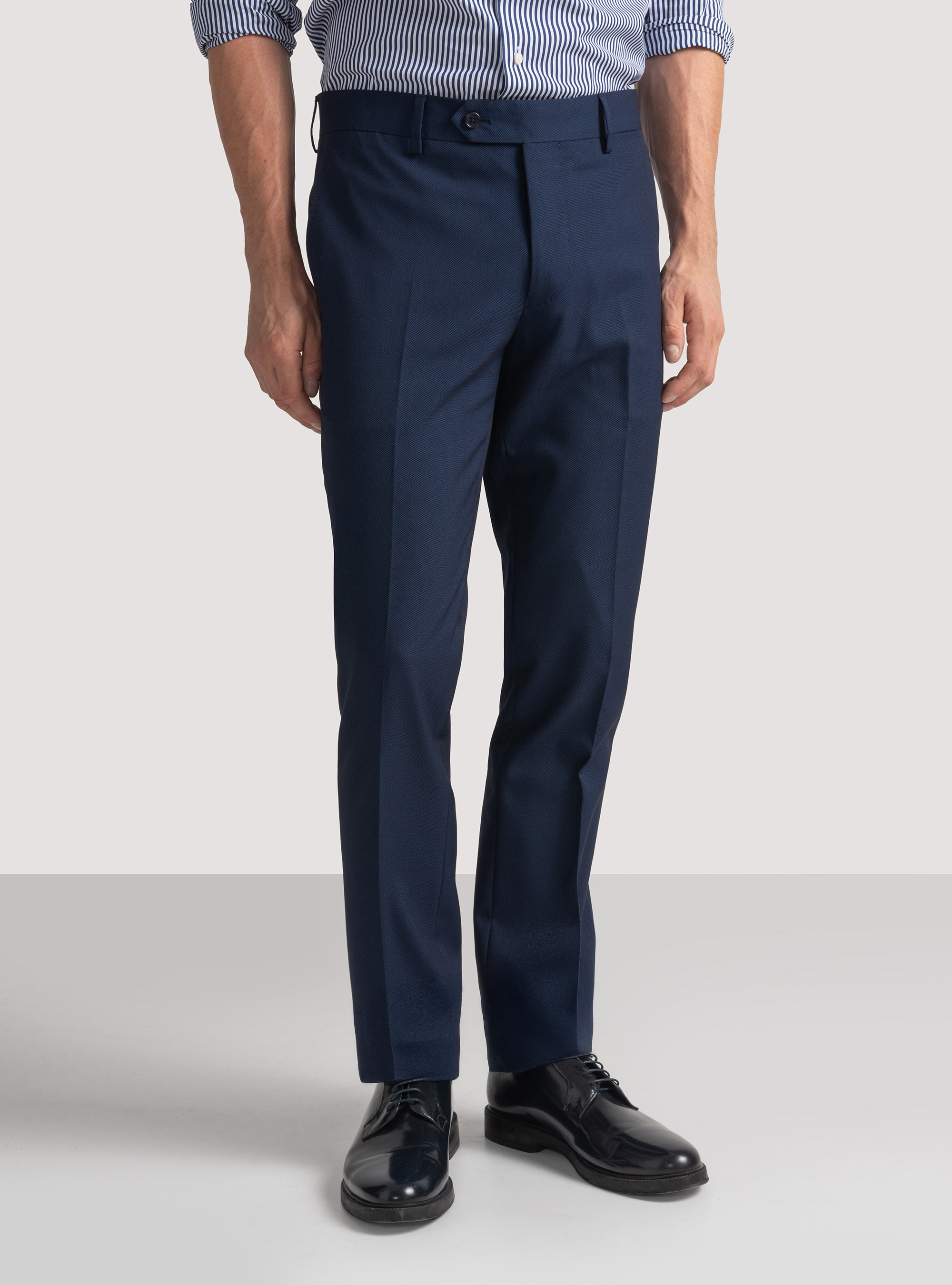 Pantaloni per abito occhio di pernice, BLU NAVY