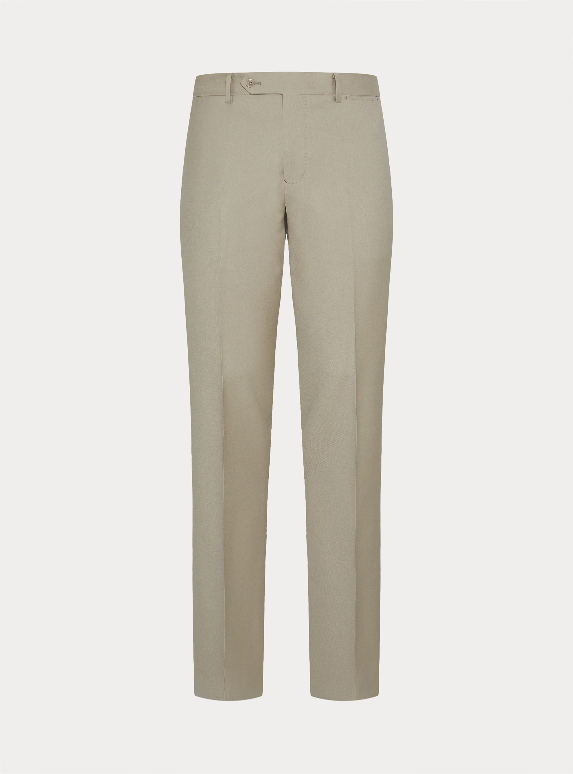 Pantalones de traje de pura lana de Vitale Barberis Canonico, SABBIA 0591C