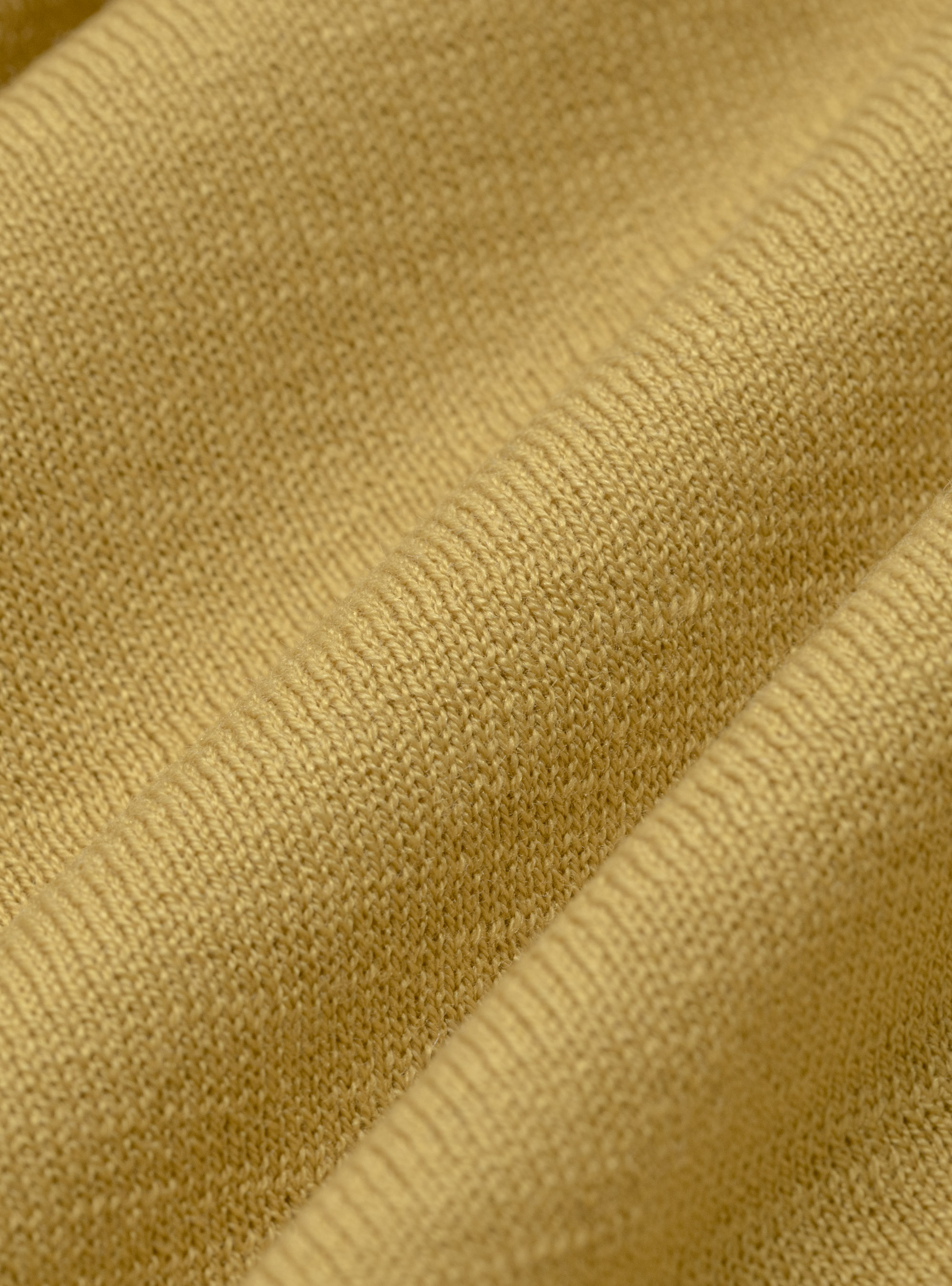 Maglia girocollo in seta e cotone, 0711C OCRA