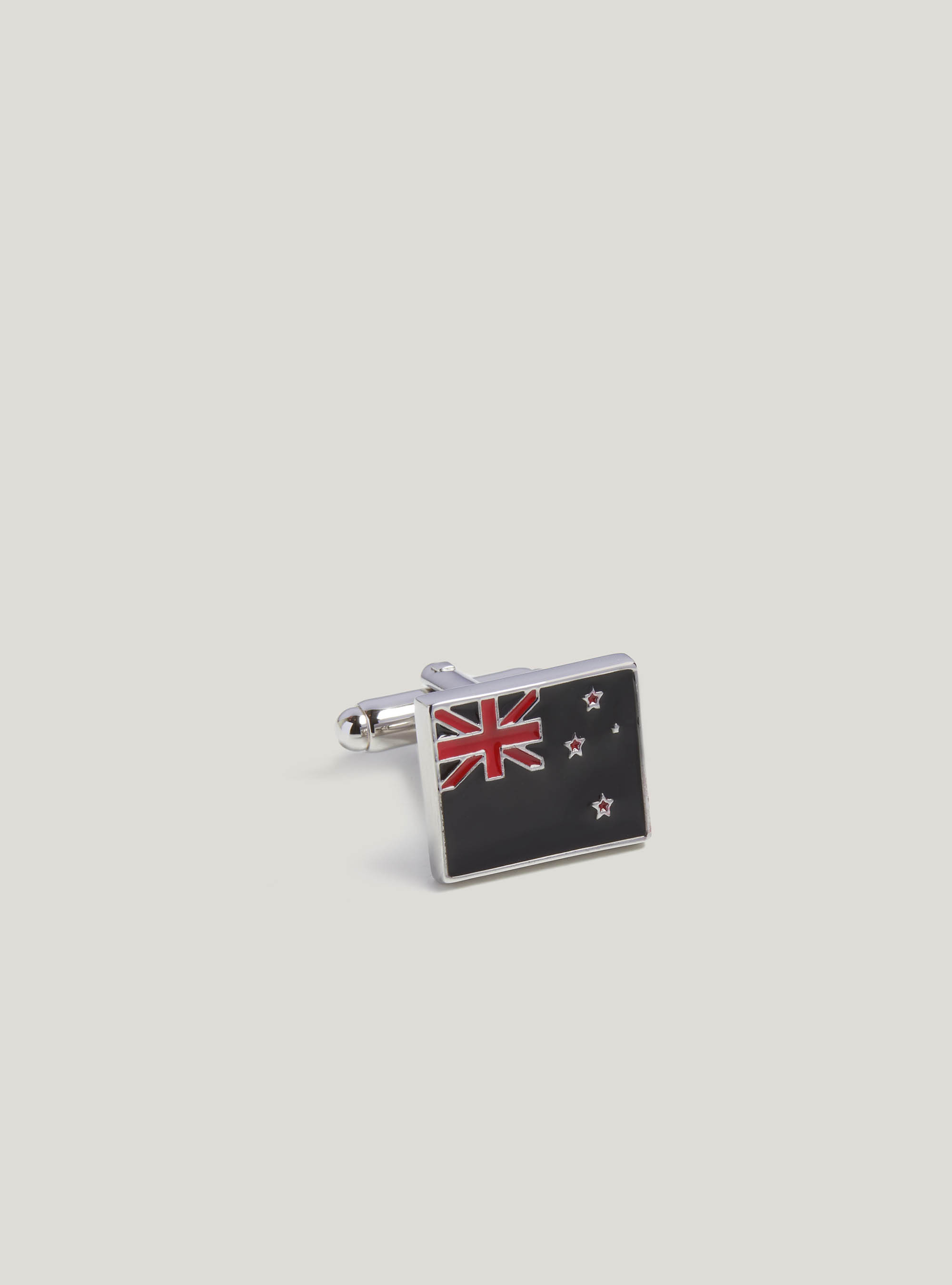 Australia flag cufflinks, ARGENTO 0305C