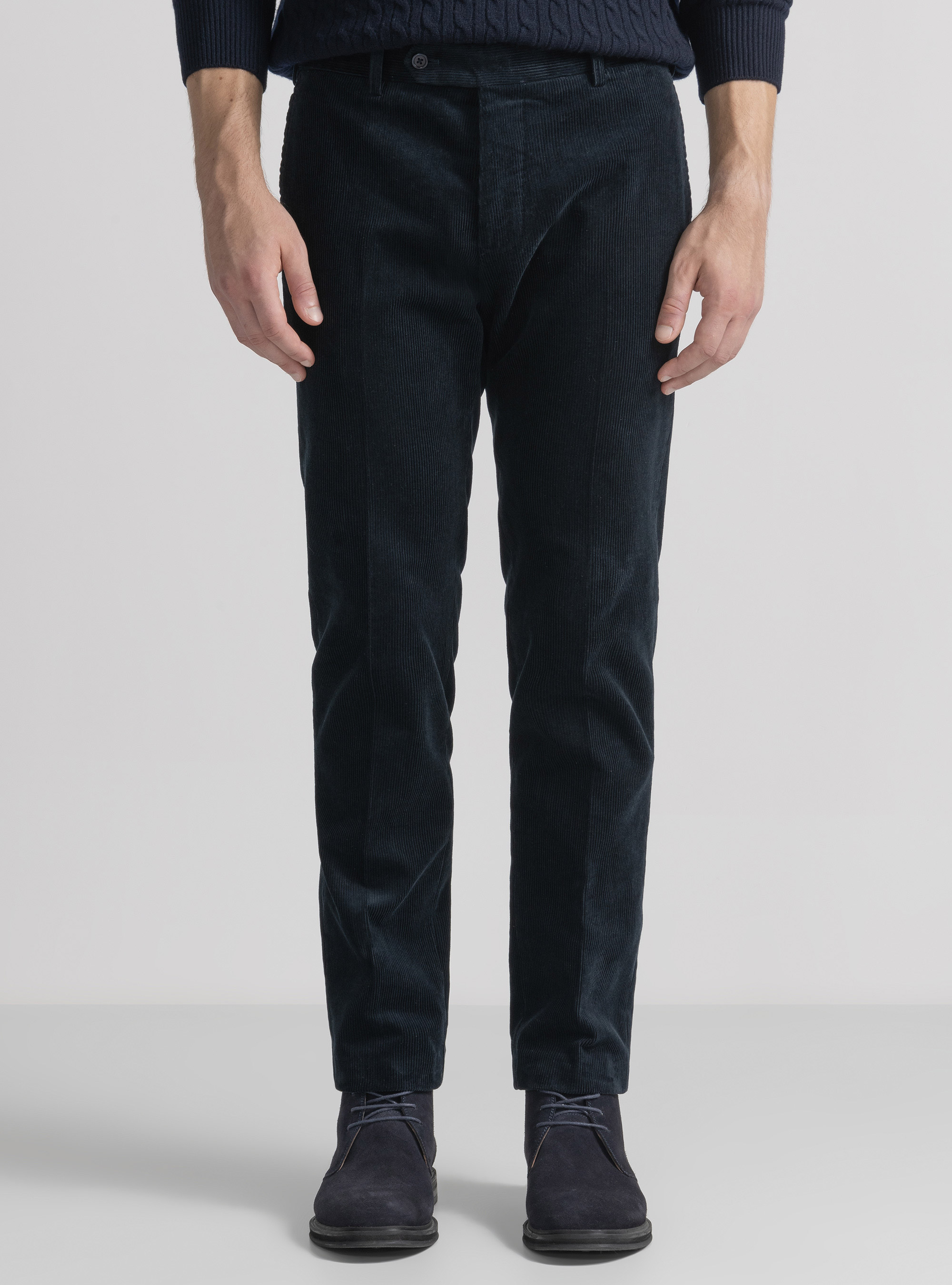 Samt-Hose, NAVY 0218C