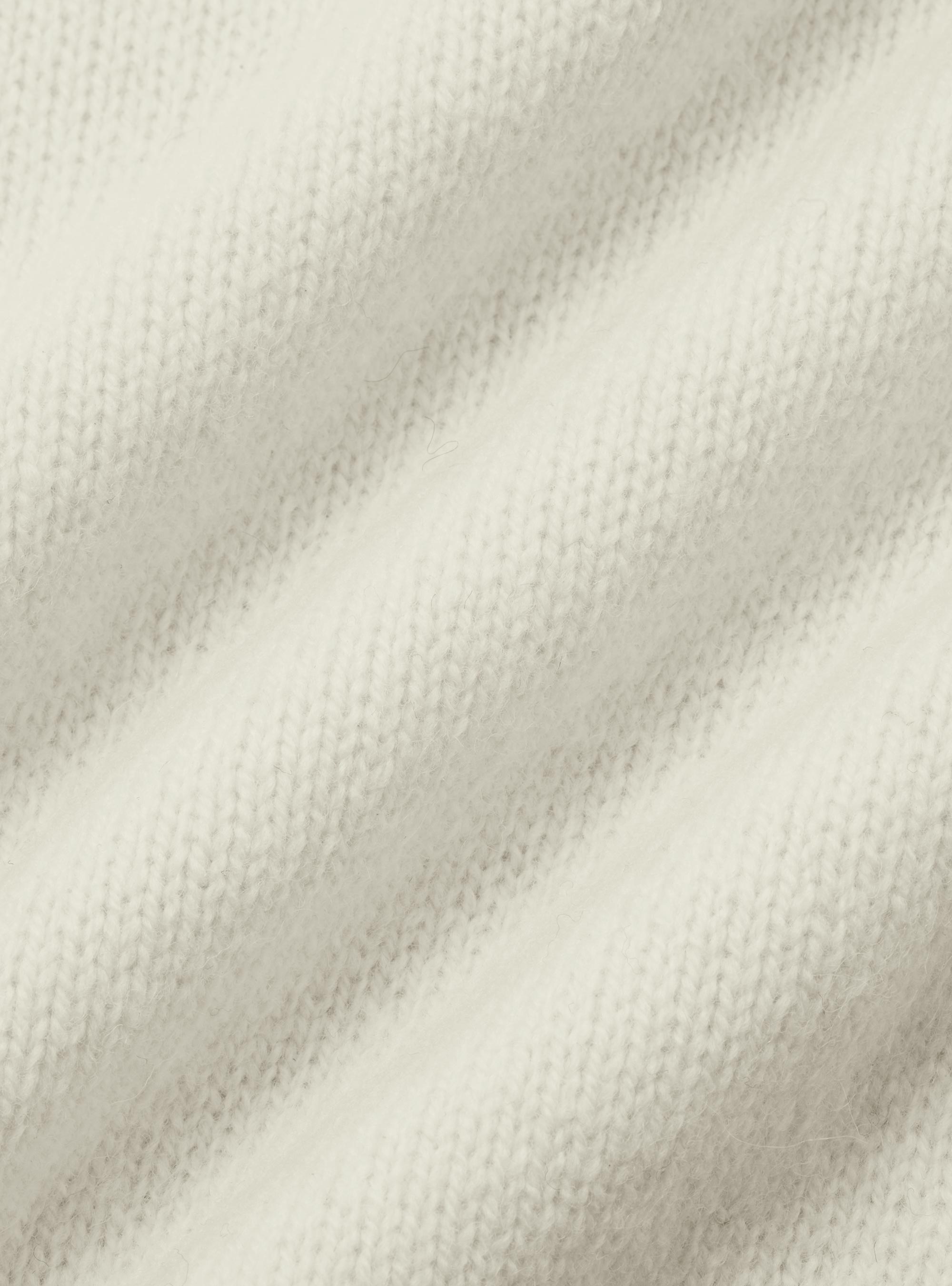 Rundhalspullover aus reiner Shetlandwolle, BIANCO 0099C