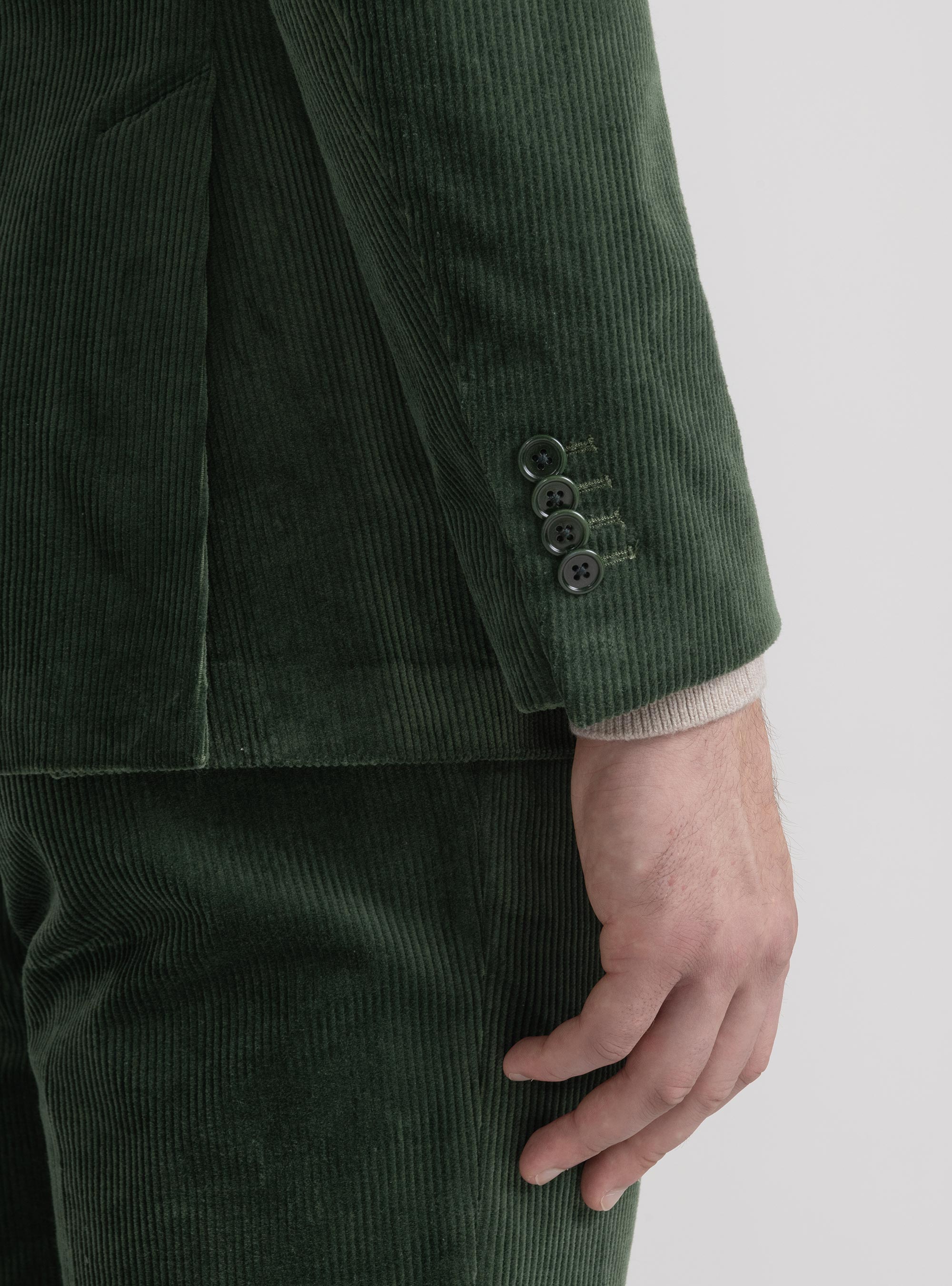 Giacca in velluto a coste di Duca Visconti di Modrone, VERDE