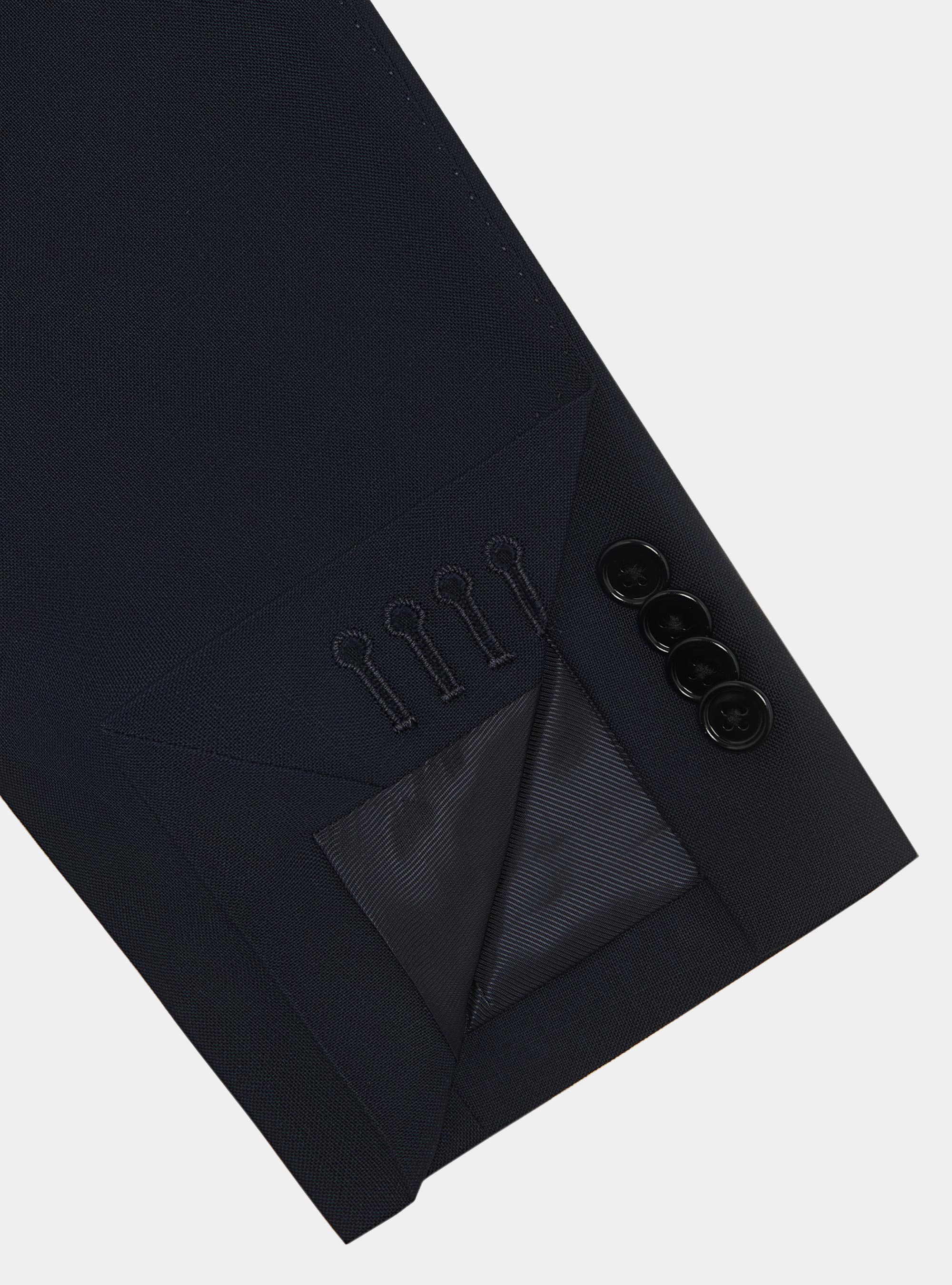 Giacca doppiopetto in pura lana Vitale Barberis Canonico, NAVY