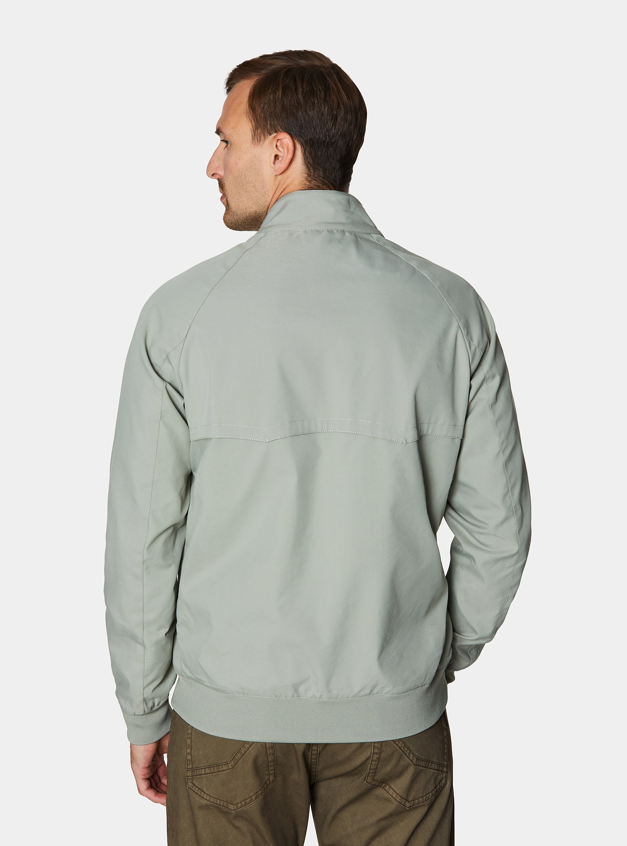 Cotton blend bomber jacket, SALVIA 0602C