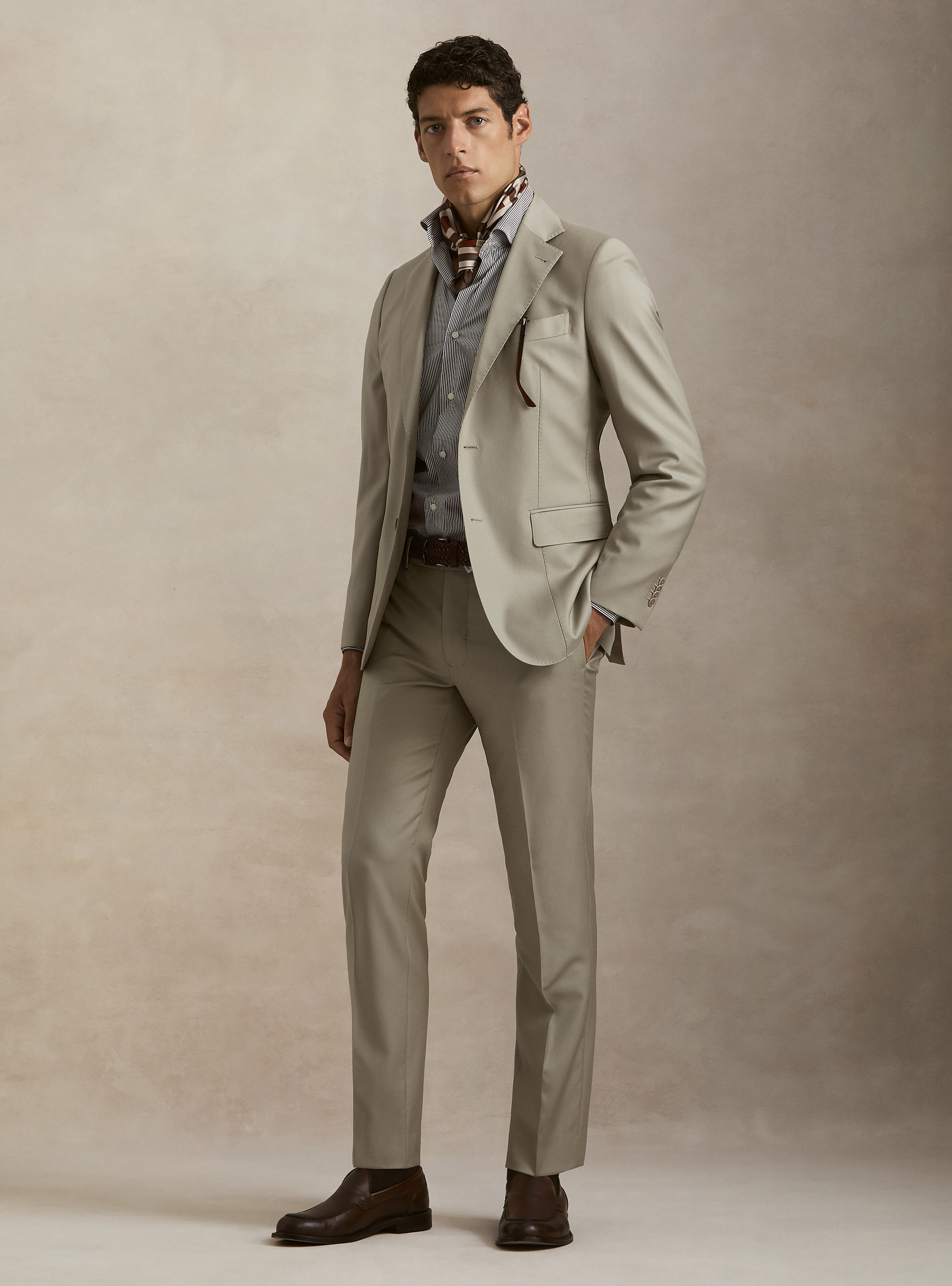 Pure wool suit blazer by Vitale Barberis Canonico, SABBIA 0591C