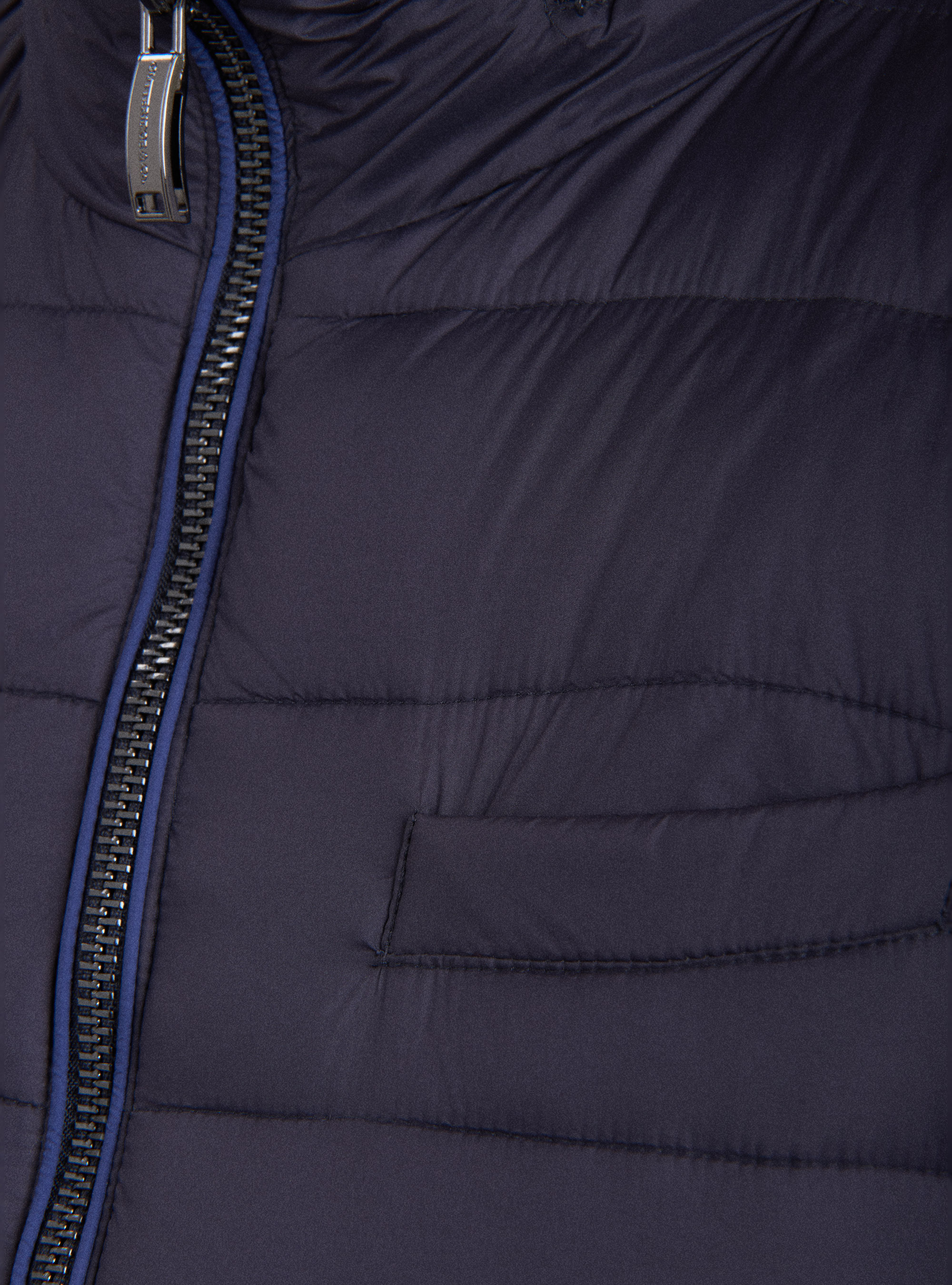 Chaqueta acolchada sin mangas, AZUL MARINO