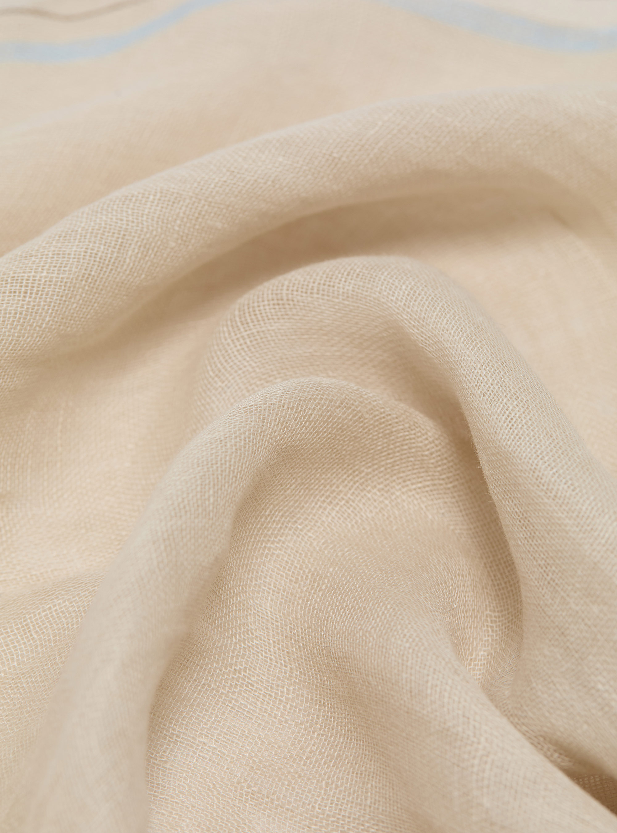 Pure linen scarf, SAND