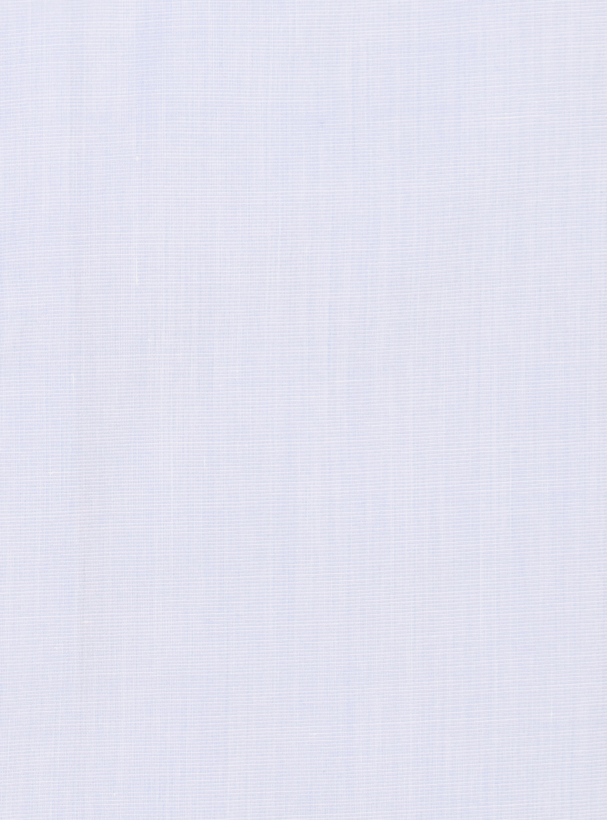 Camicia con collo francese in cotone fil a fil, AZZURRO