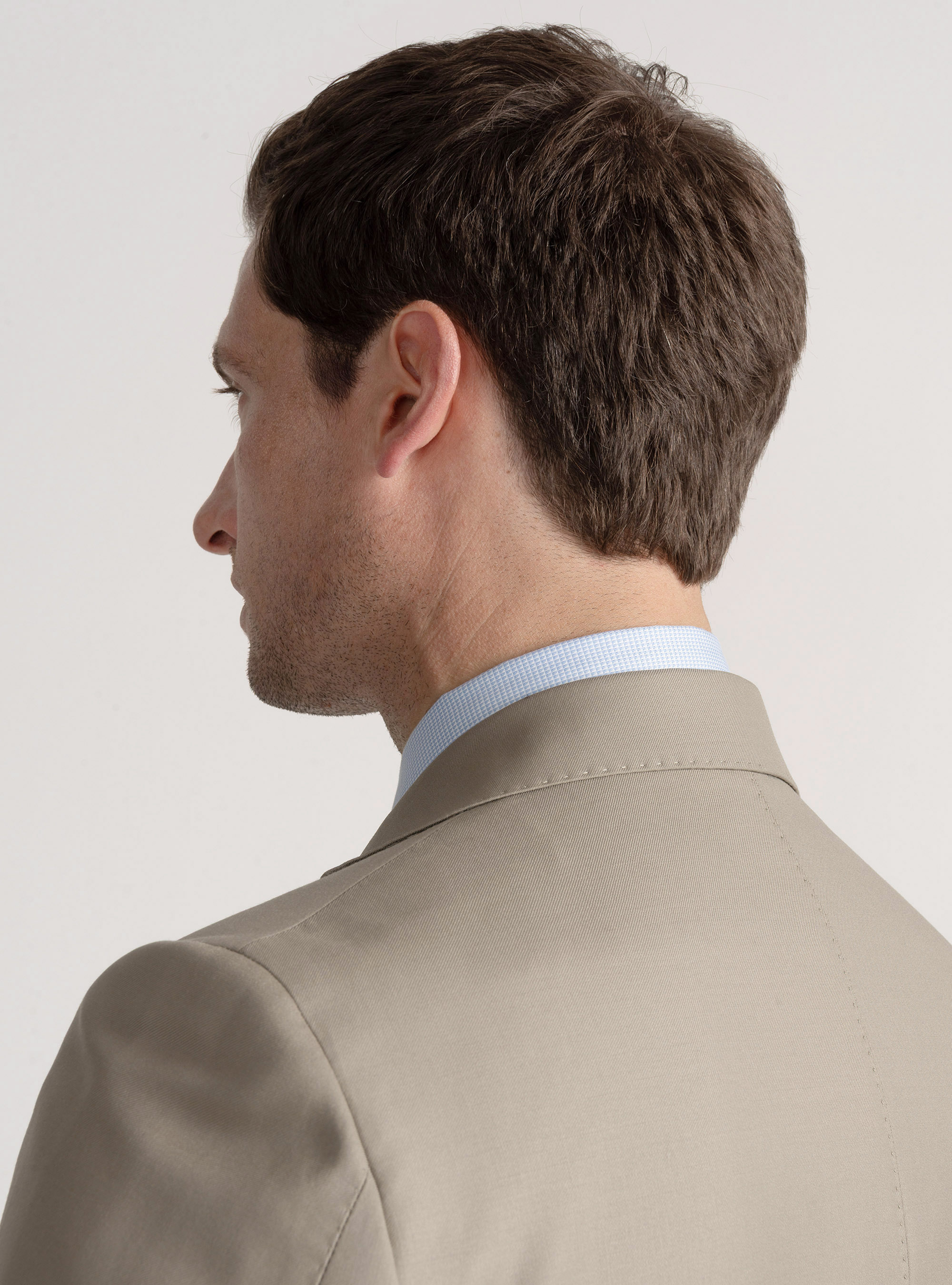 Pure wool suit blazer Vitale Barberis Canonico, MUD