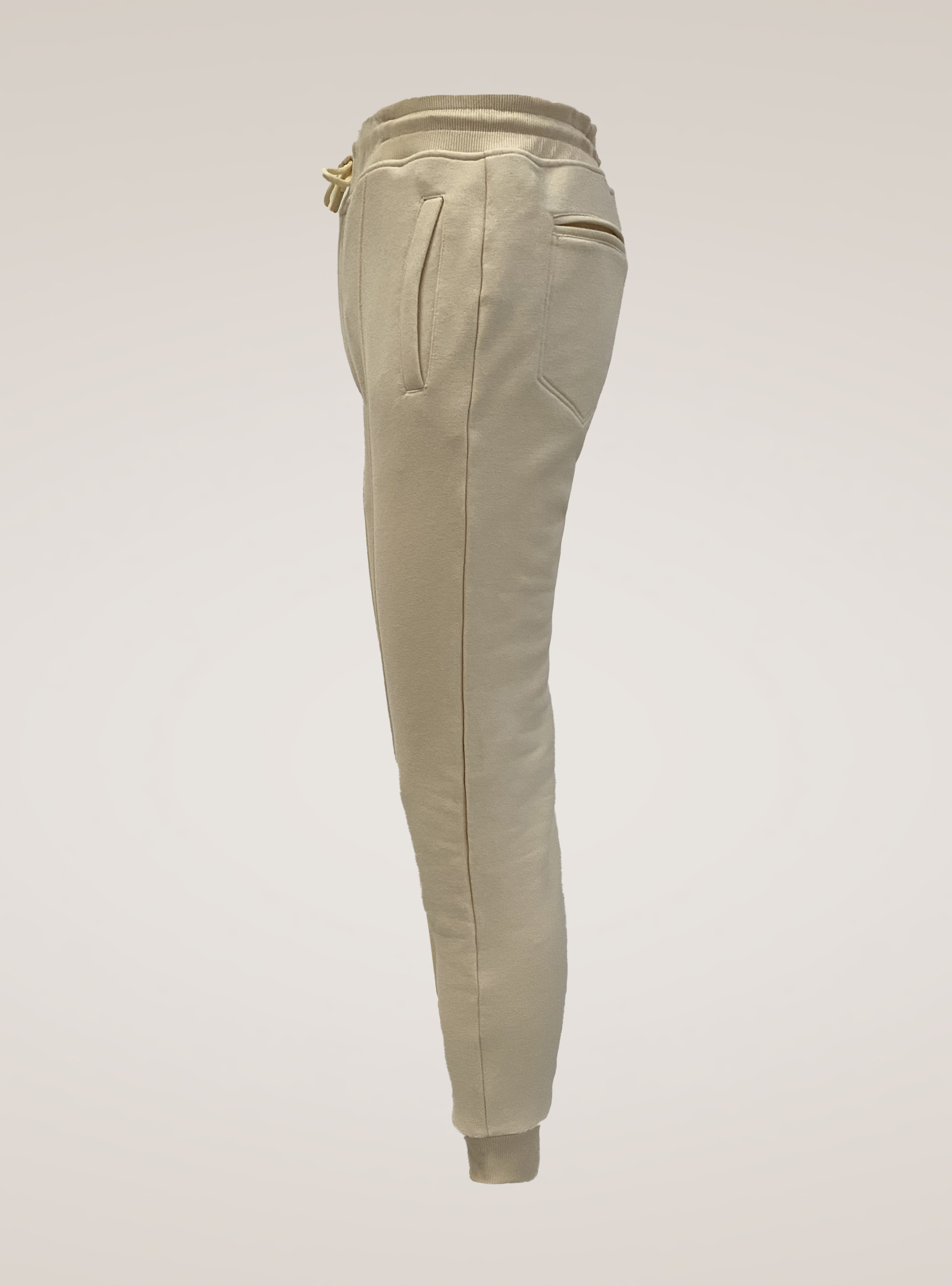 Cotton blend sweatshirt trousers, OFF-WHITE