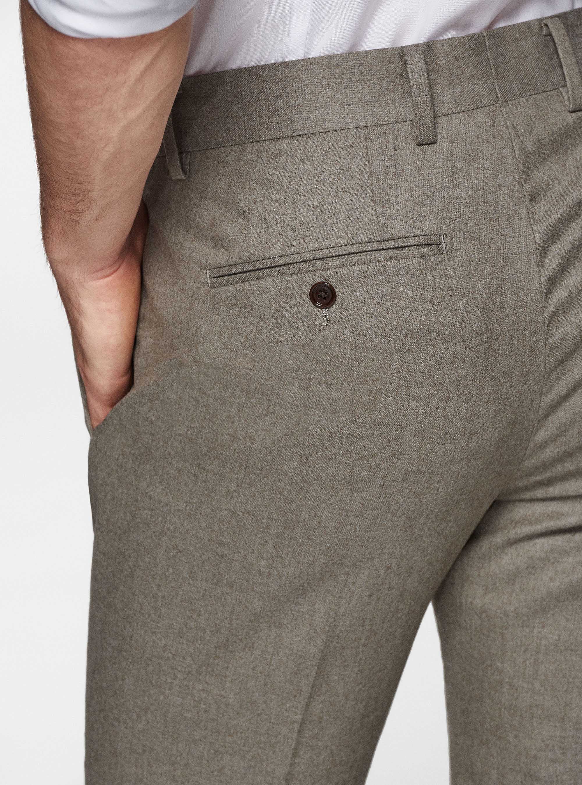 Vitale Barberis Canonico Flanellhose, SABBIA 0561C