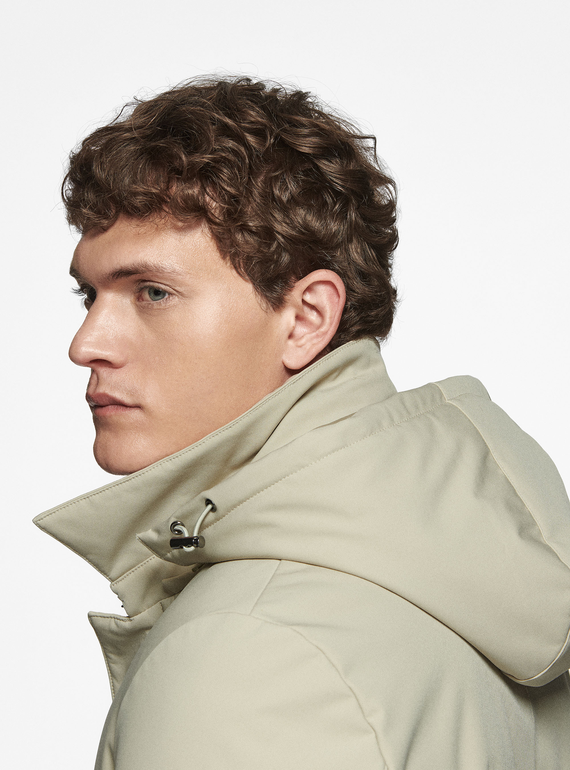 Parka technique avec rembourrage recycl&eacute;, SABLE