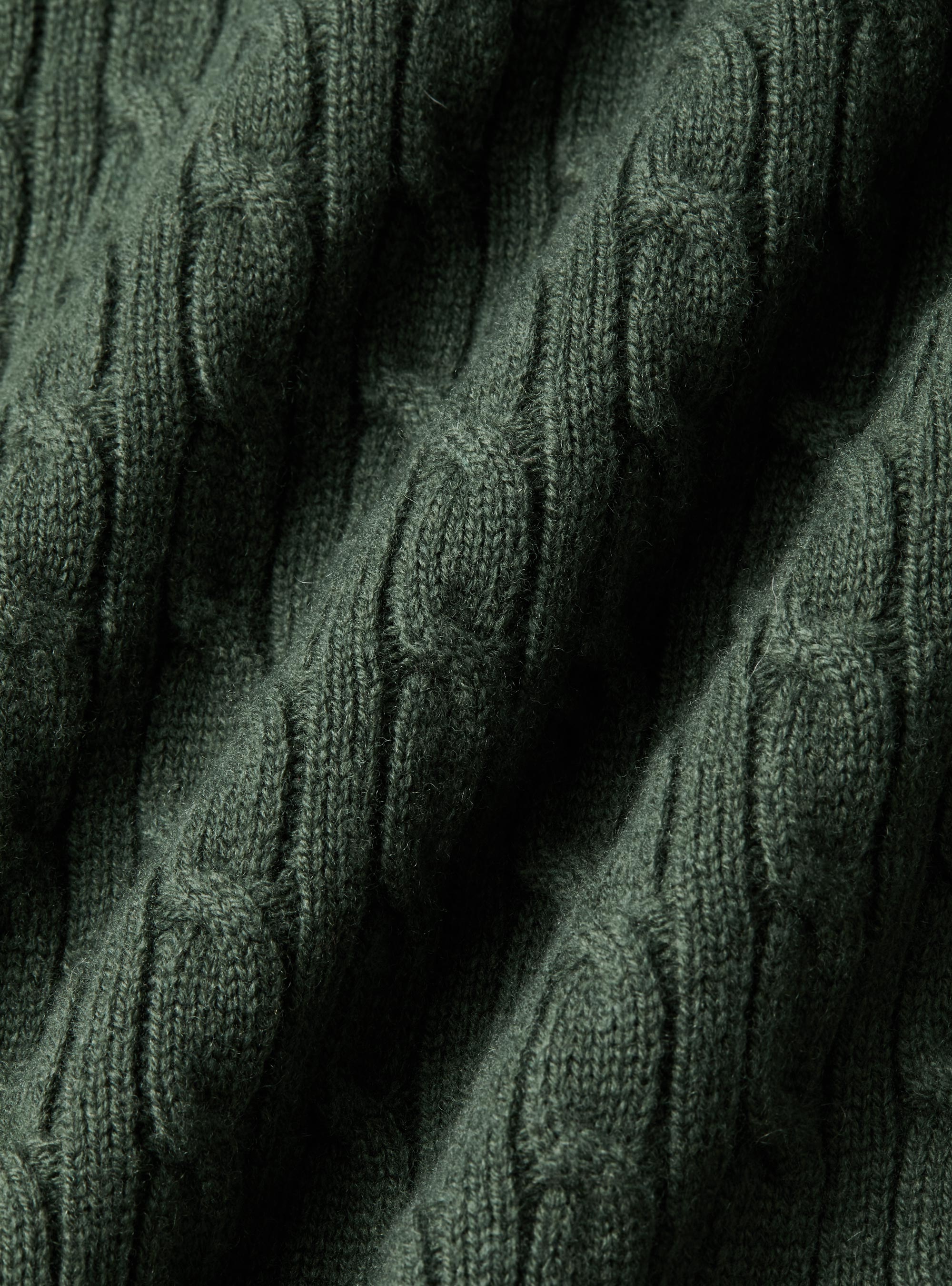 Crew-neck sweater with wool and cashmere braid, MILITARE 0609C