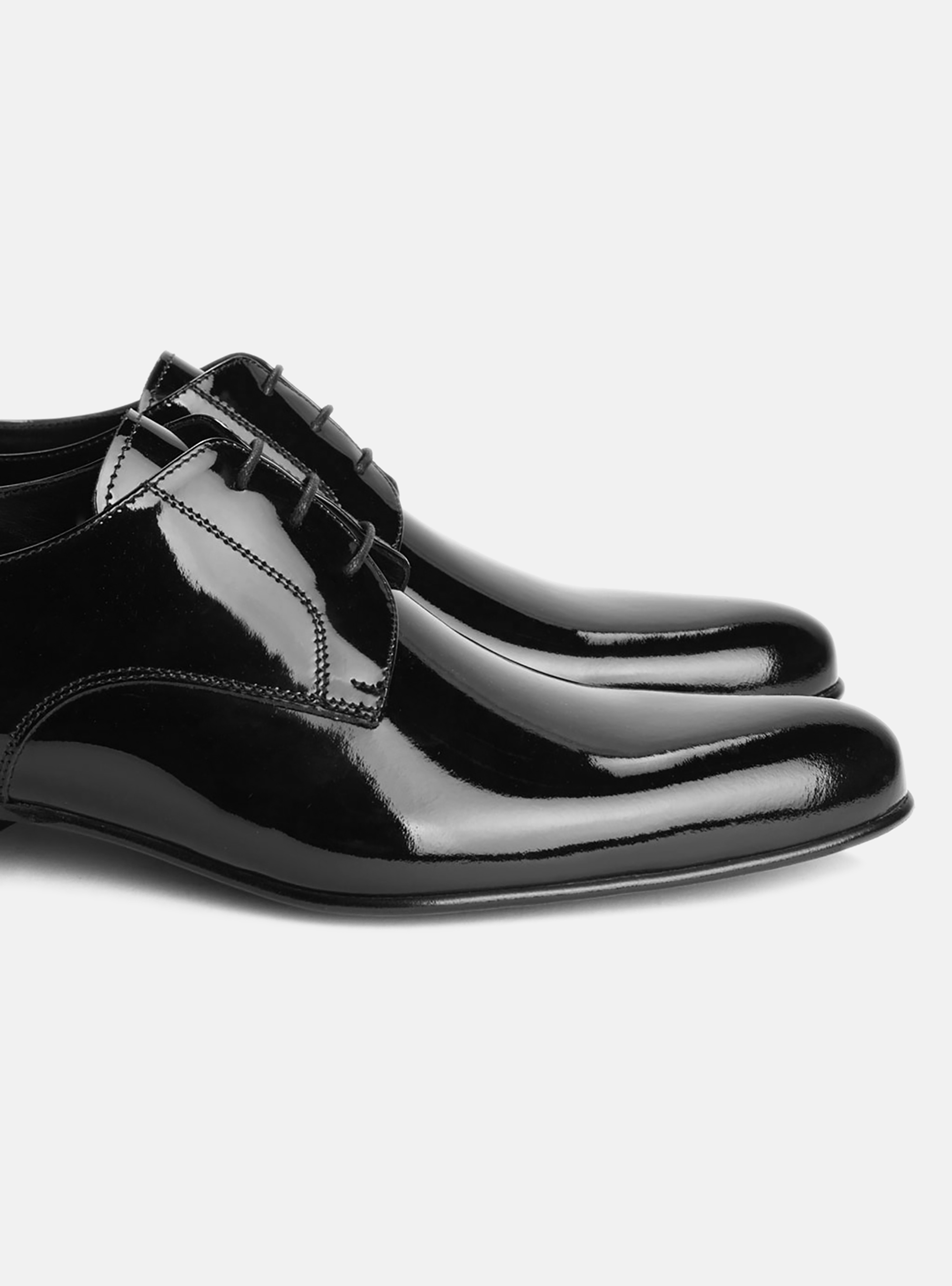ZAPATO BRILLANTES DE ESMOQUIN, NEGRO