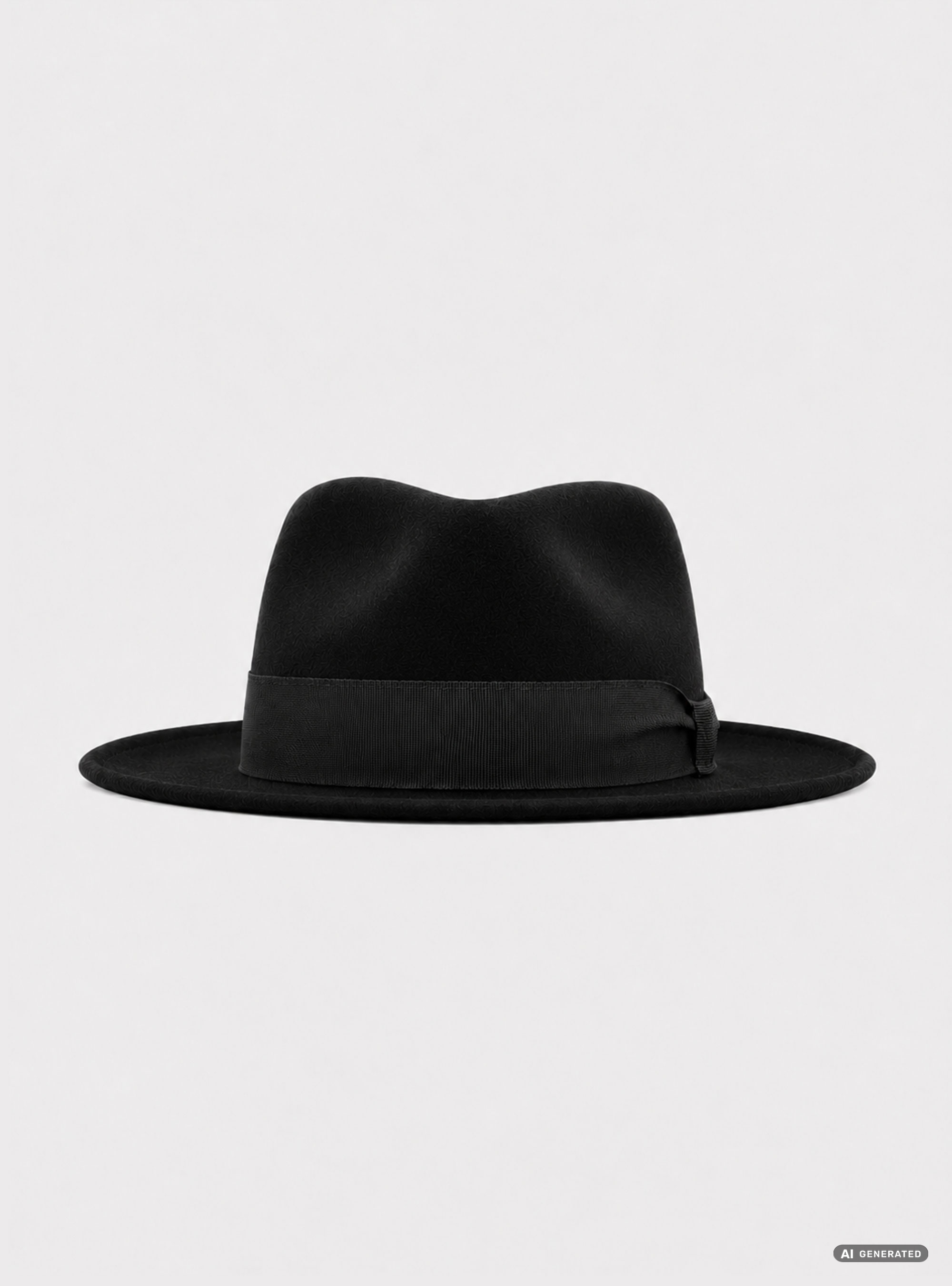 Water-resistant merino wool hat, BLACK