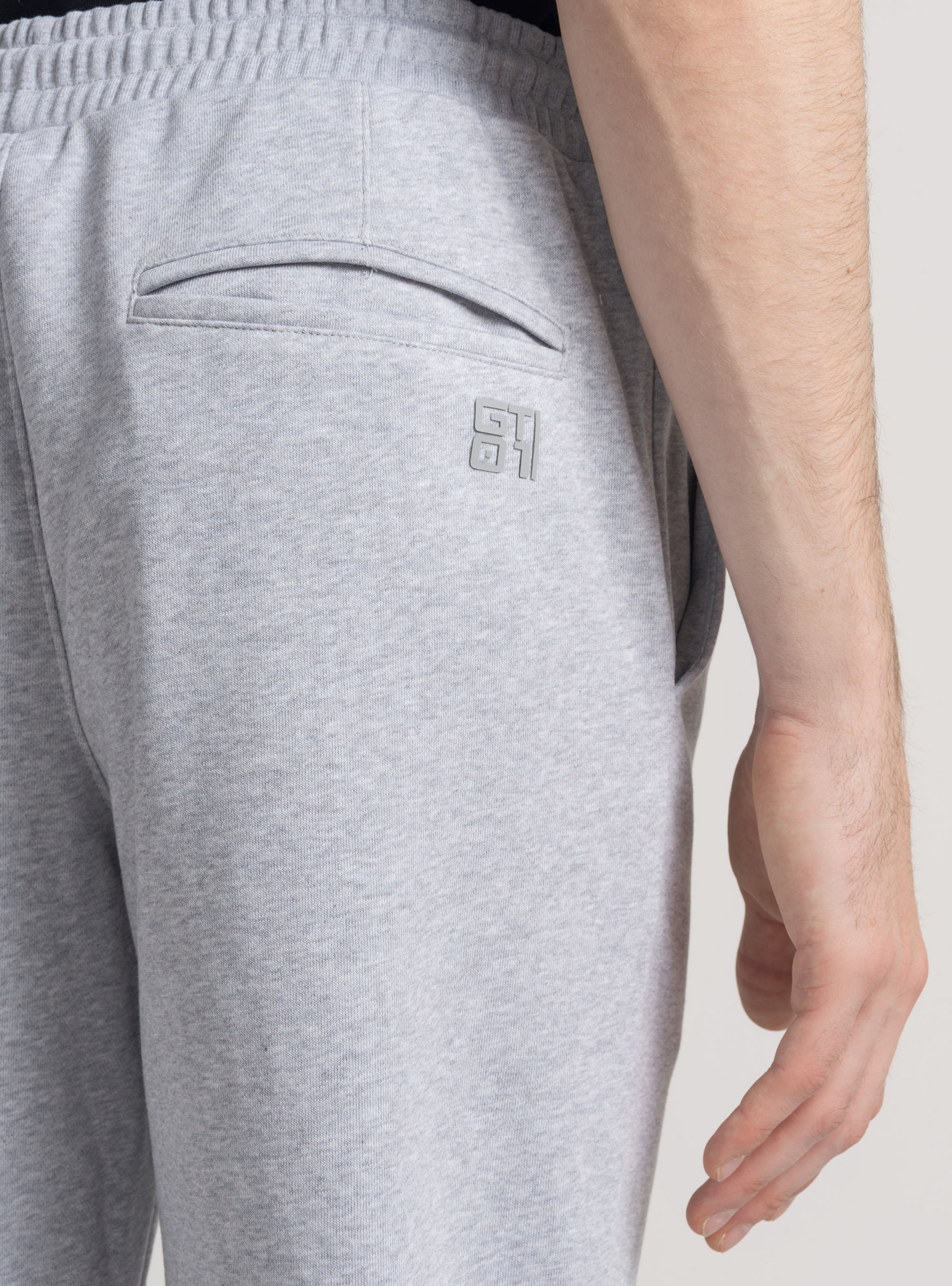 GT01 Pl&uuml;schhose, GRIGIO MELANGE 0151C