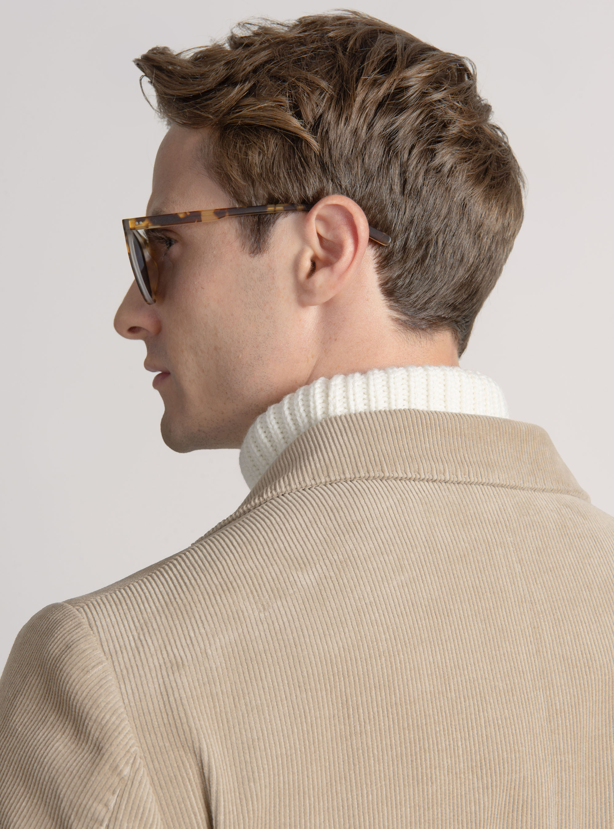 Corduroy blazer, SAND