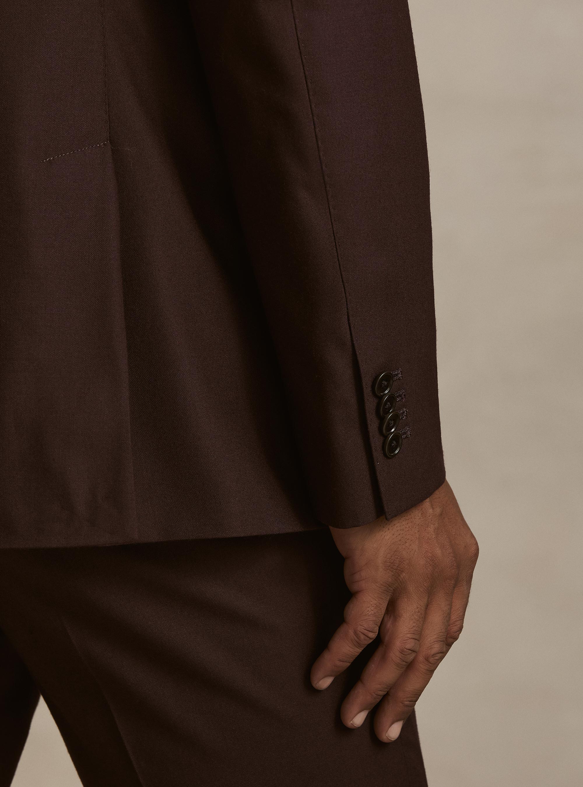 Wool flannel suit blazer, VINACCIA 0401C