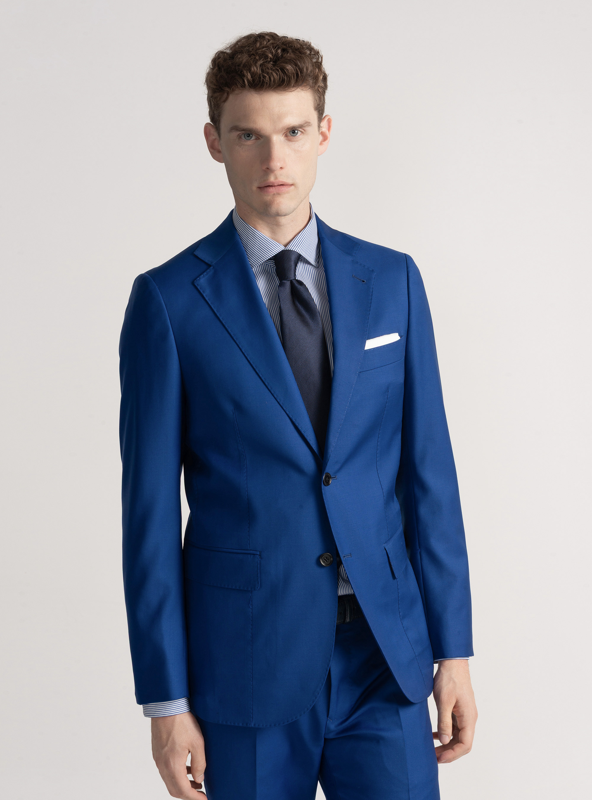 Pure wool suit blazer Vitale Barberis Canonico, BLUE ROYAL