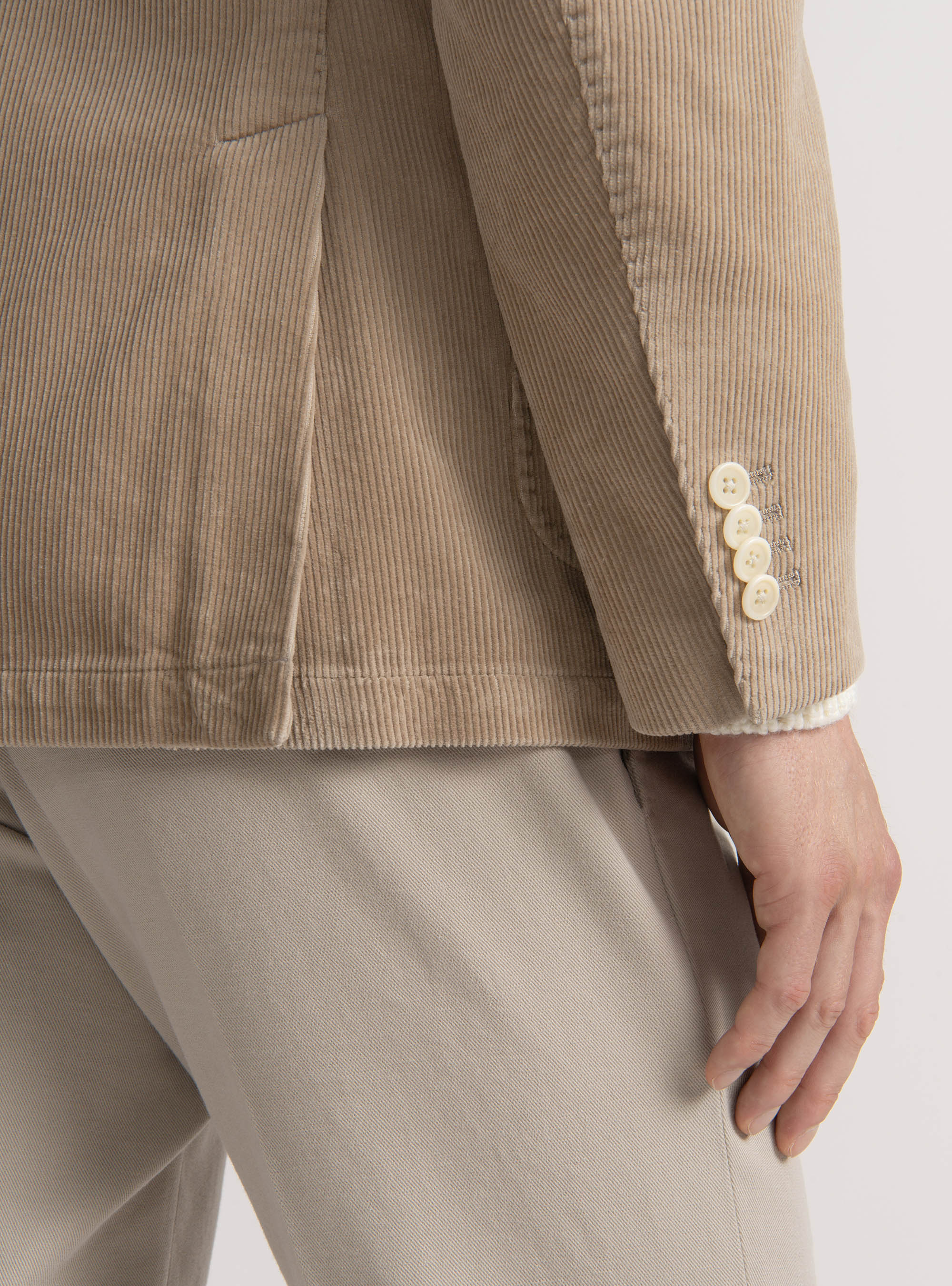 Corduroy blazer, SAND