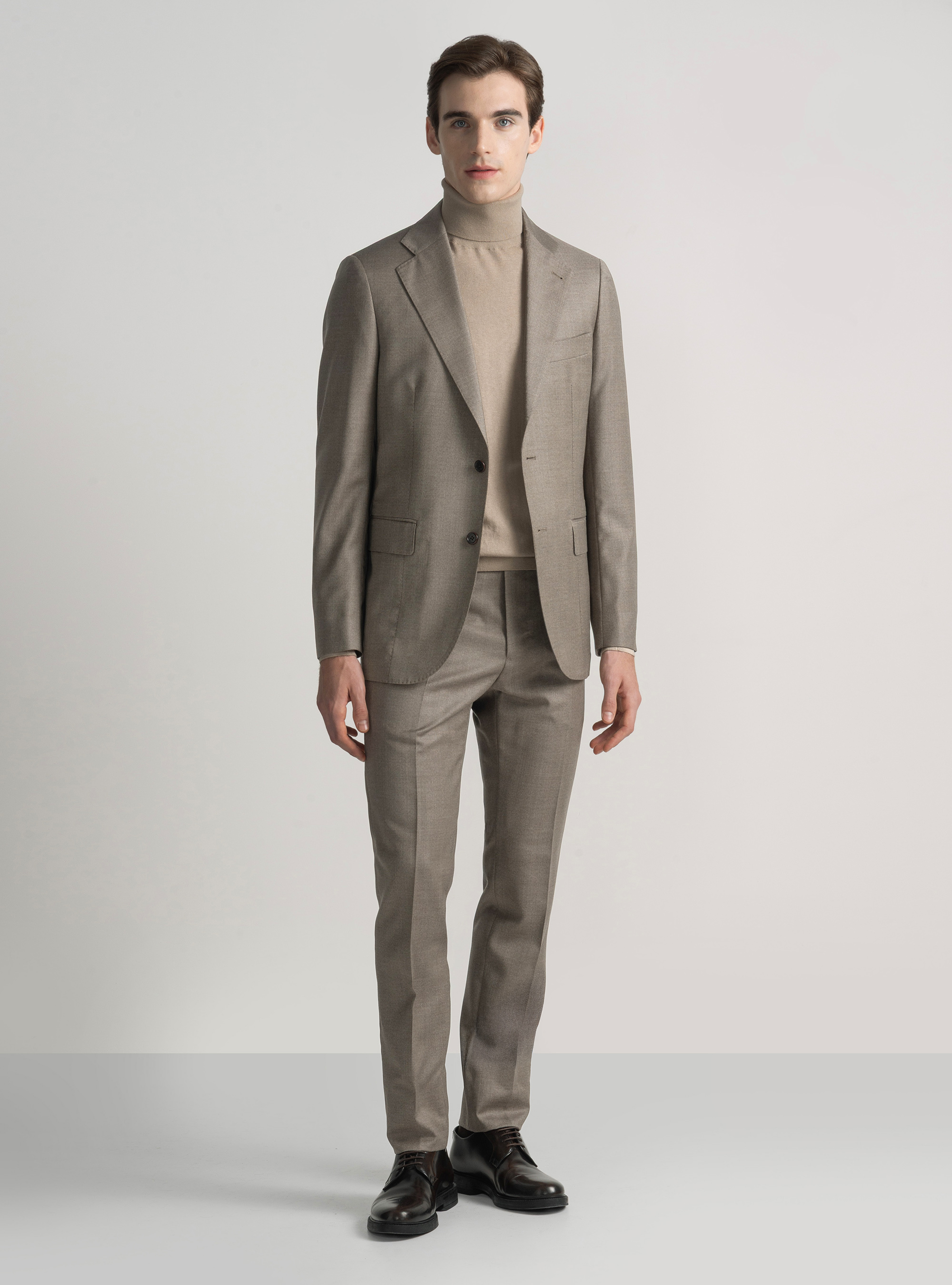 Pure wool suit trousers Vitale Barberis Canonico, SAND