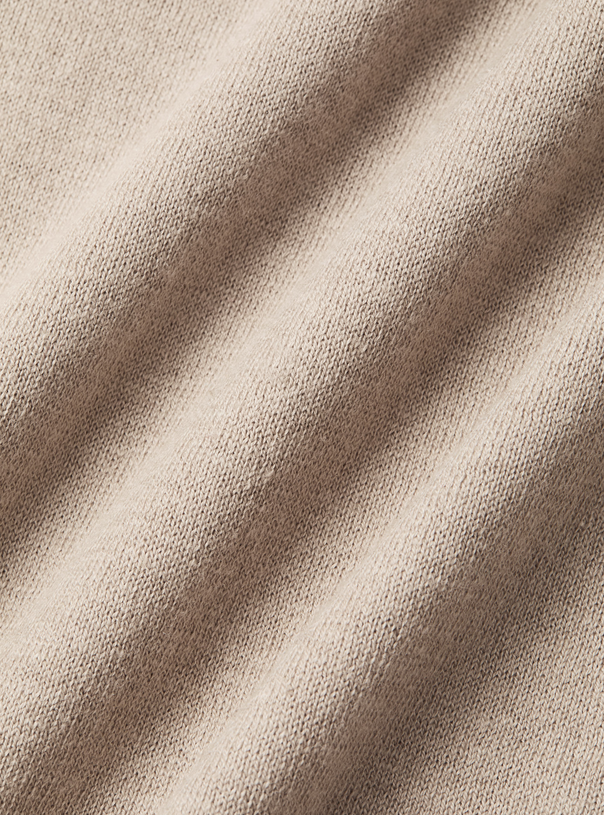 Dolcevita in cotone seta e cashmere, SABBIA