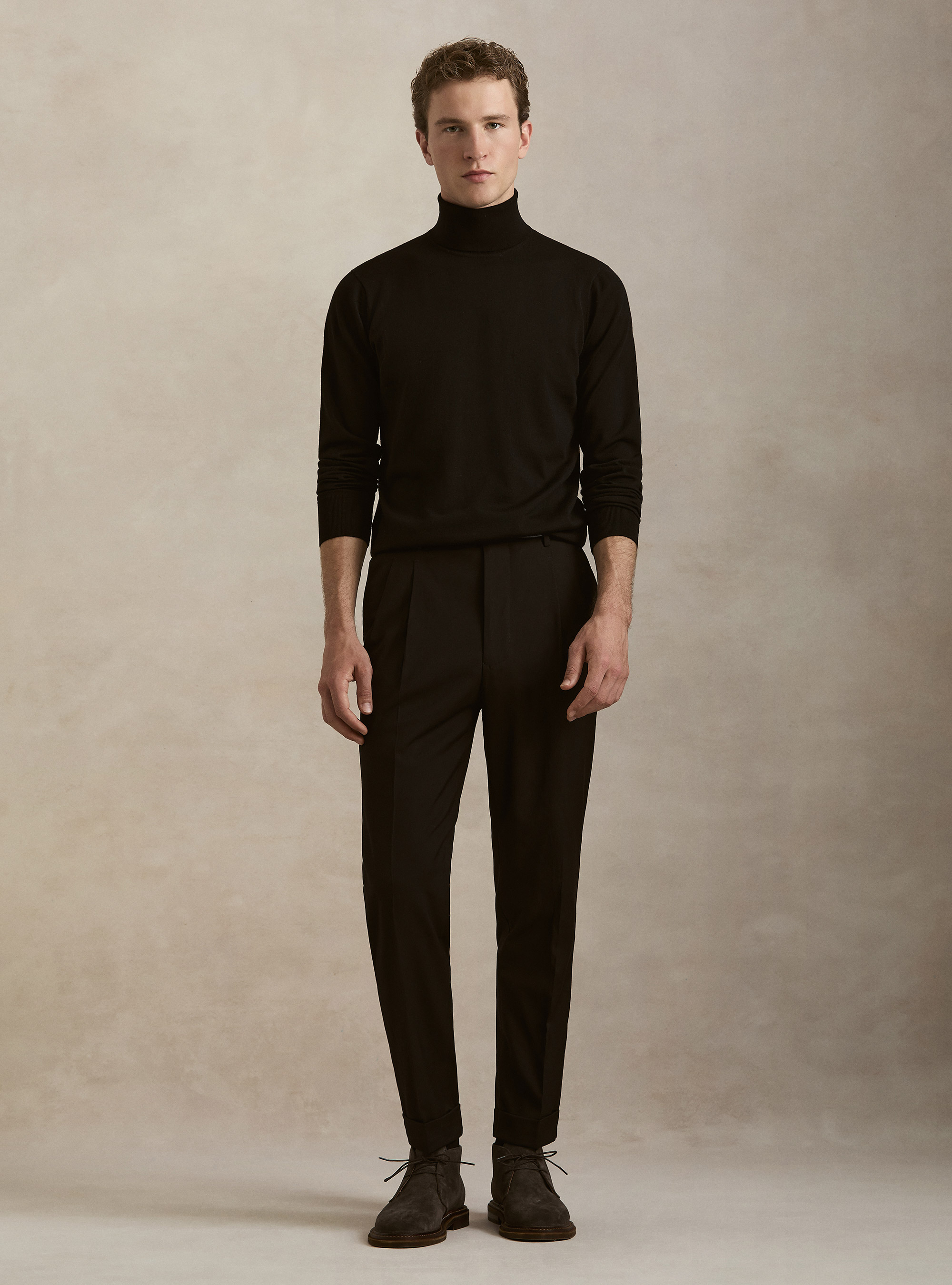 Tailored trousers, BLACK