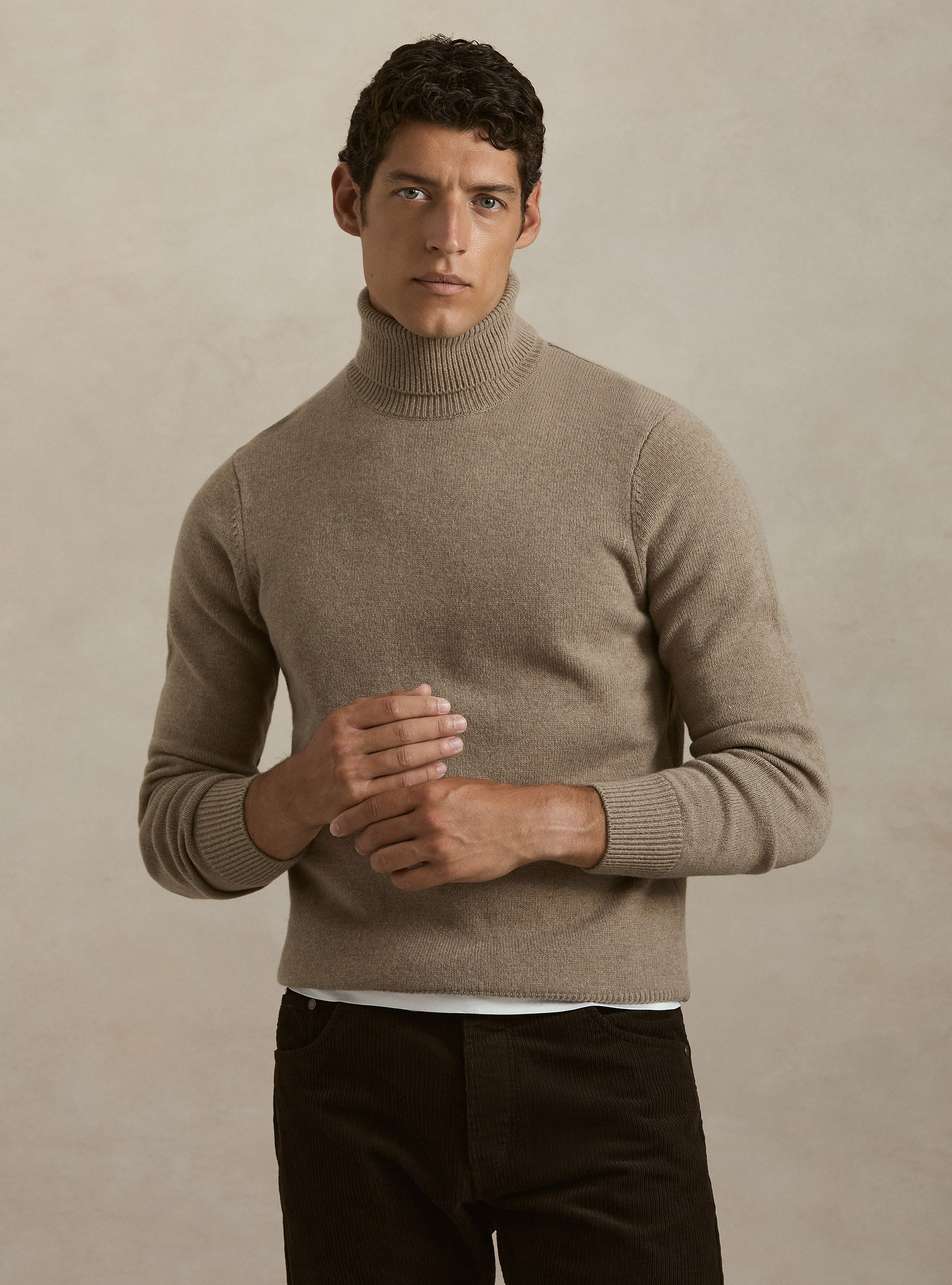 Merino wool turtleneck sweater, FANGO 0555C