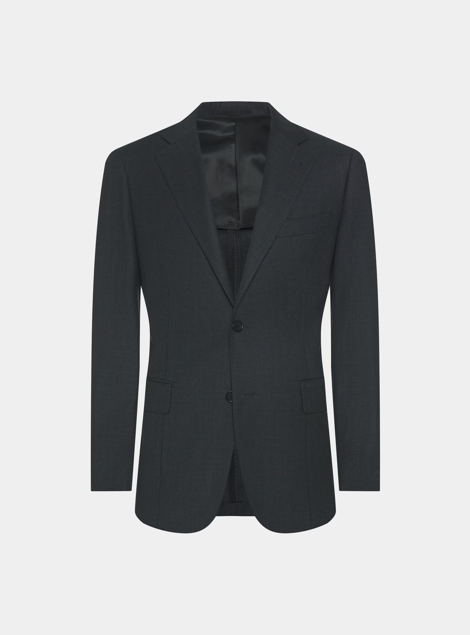 Pure 110's superfine wool blazer, ASPHALT GREY