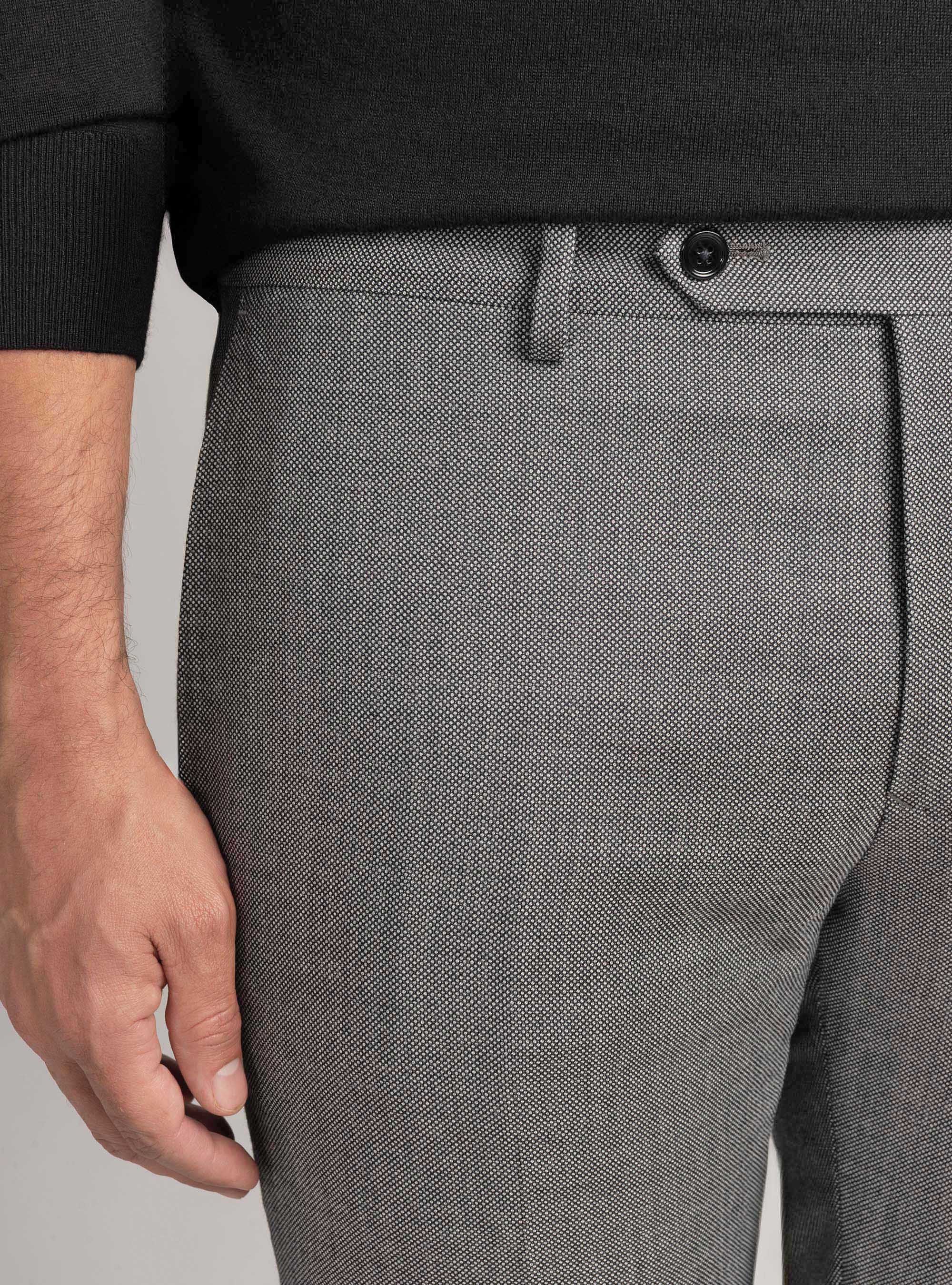 Partridge eye wool suit trousers Vitale Barberis Canonico, GREY