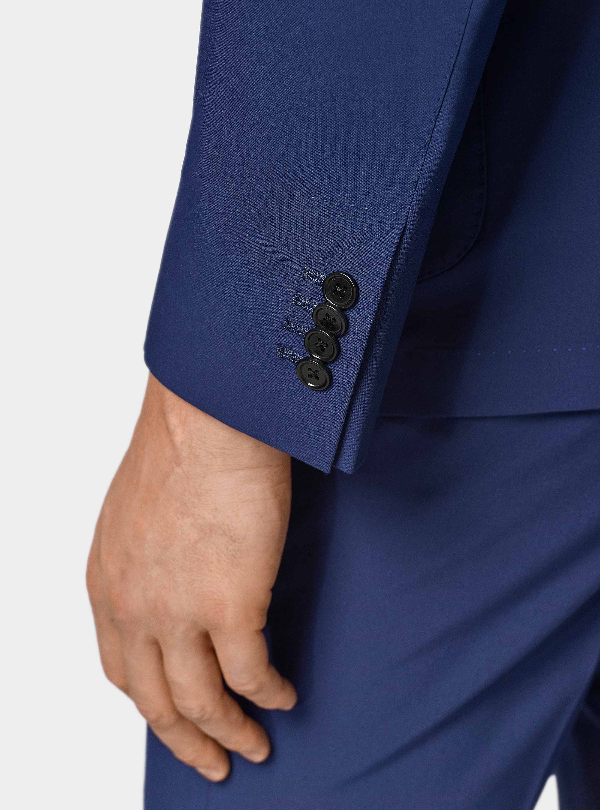Giacca abito classico slim fit, BASALTO