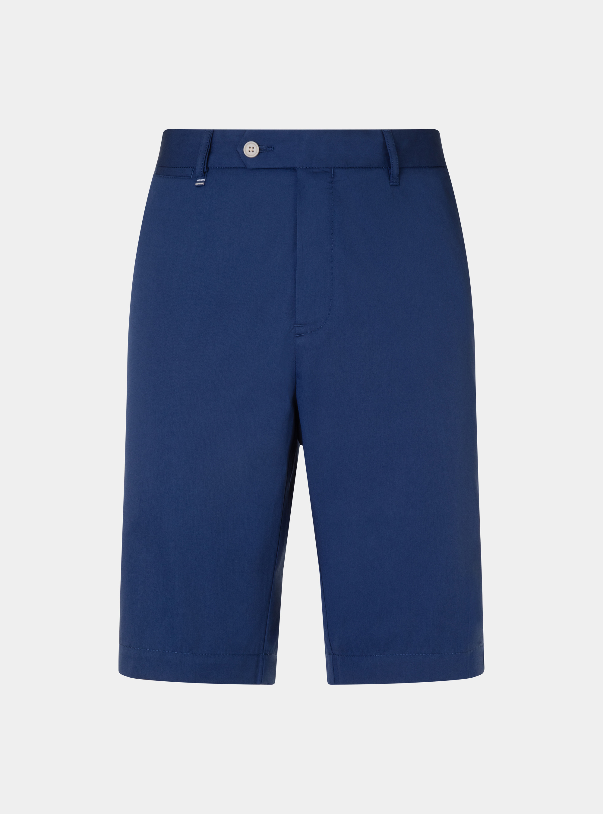Bermudas de sarga de algod&oacute;n ligero, AZUL MEDIO