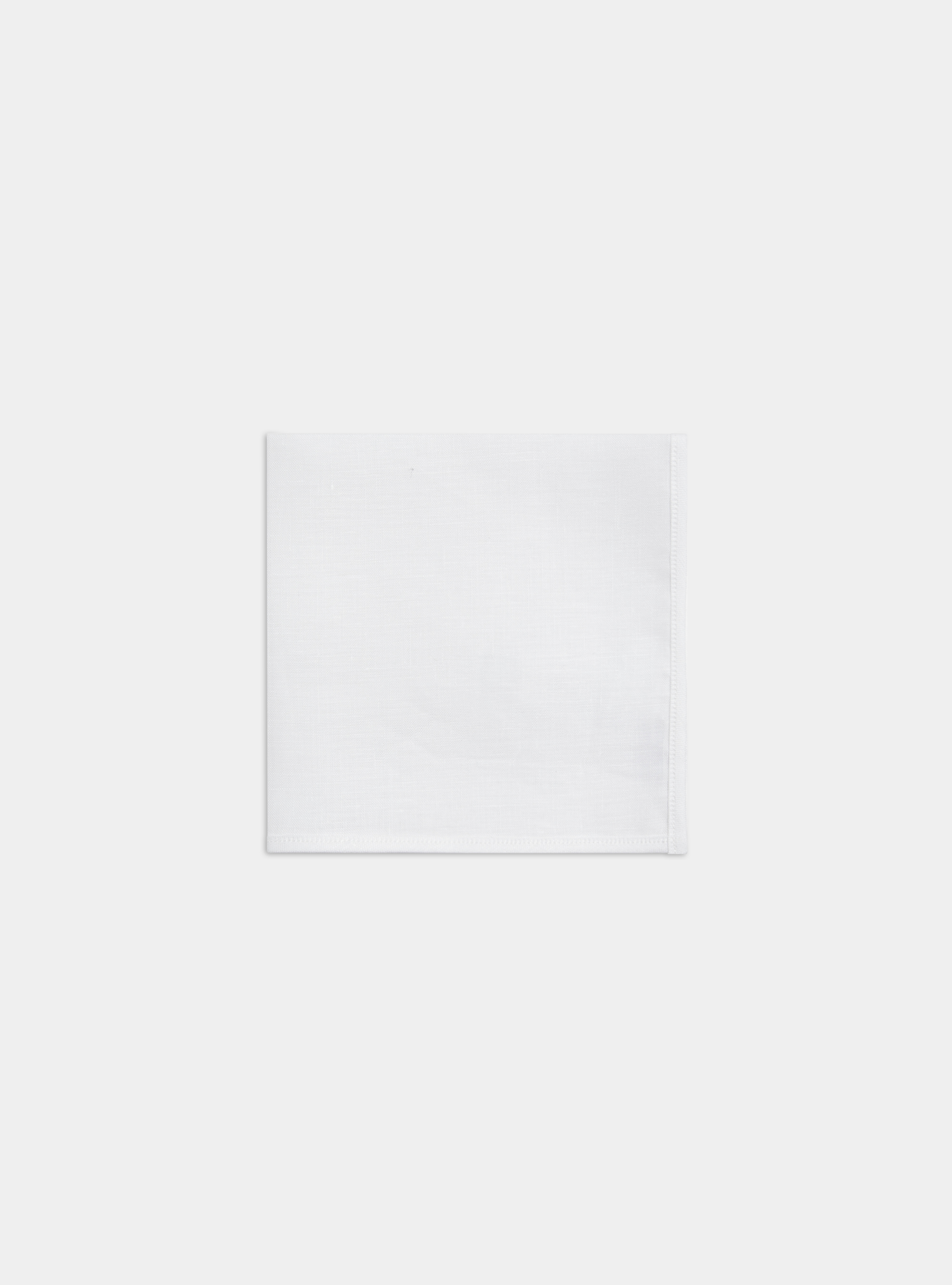 Pochette en lin, BLANC