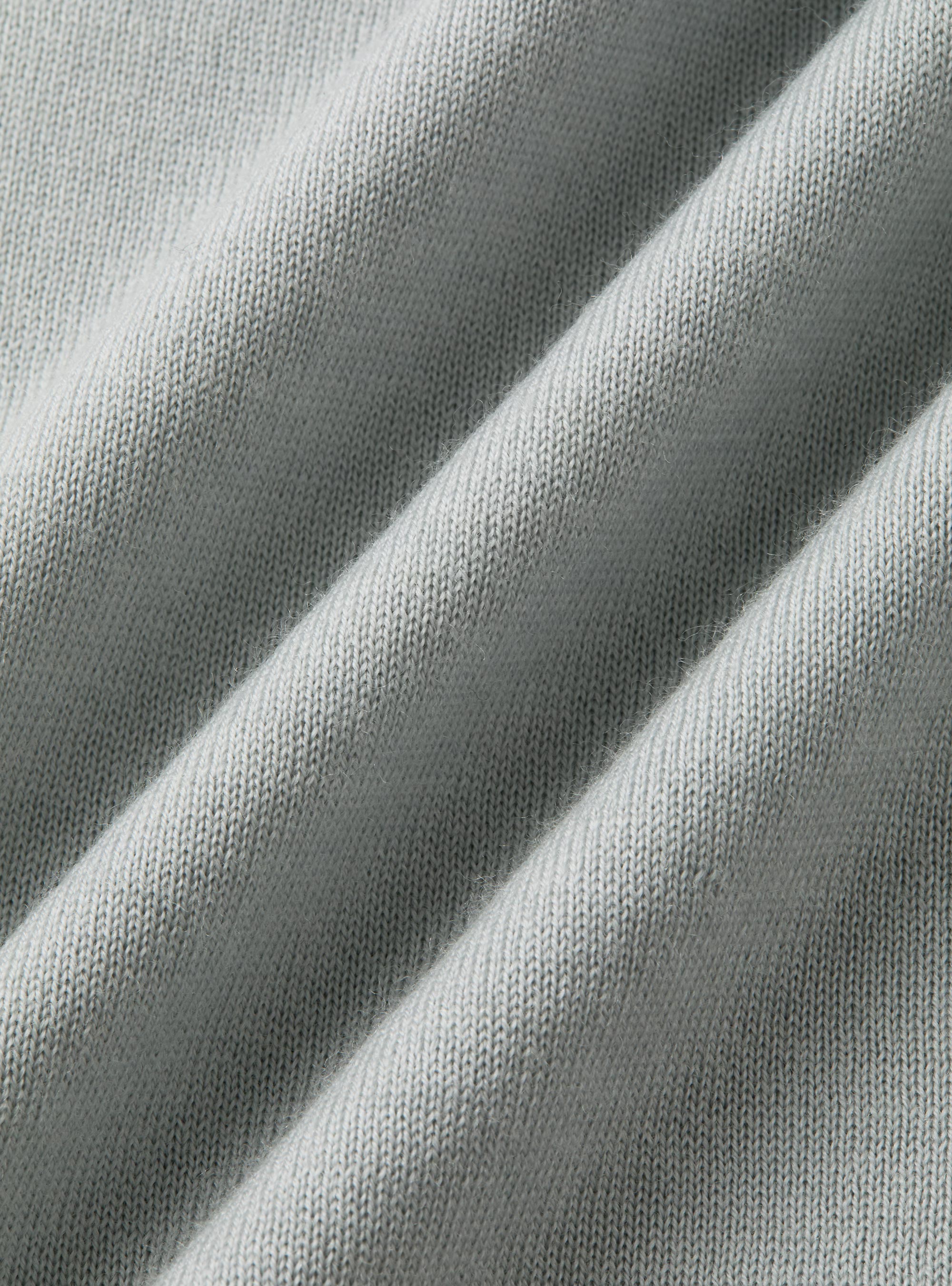 Turtleneck in pure extra-fine merino wool, GRIGIO CHIARO 0256C