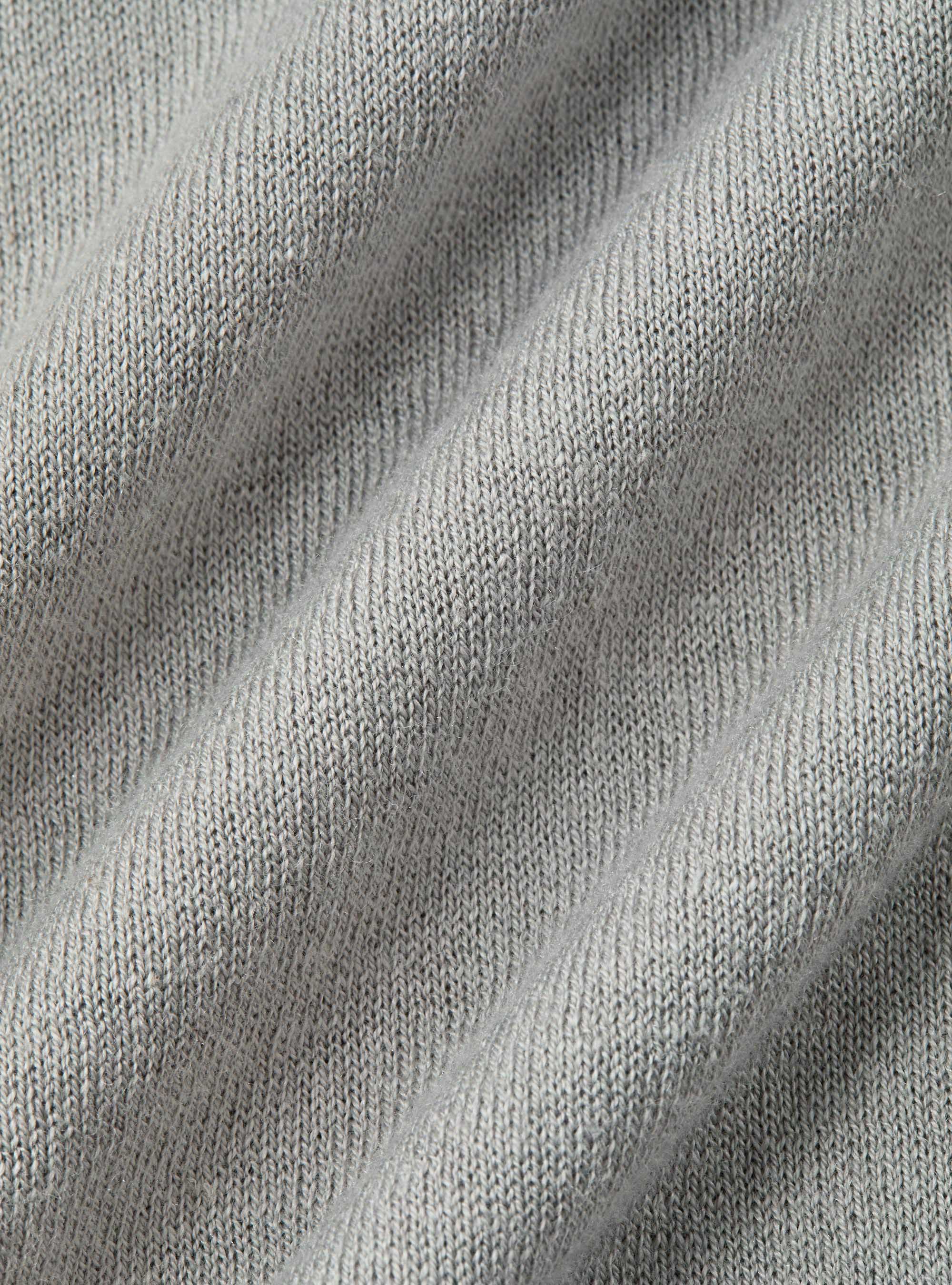 Maglia girocollo in cotone e seta, PERLA 0178C