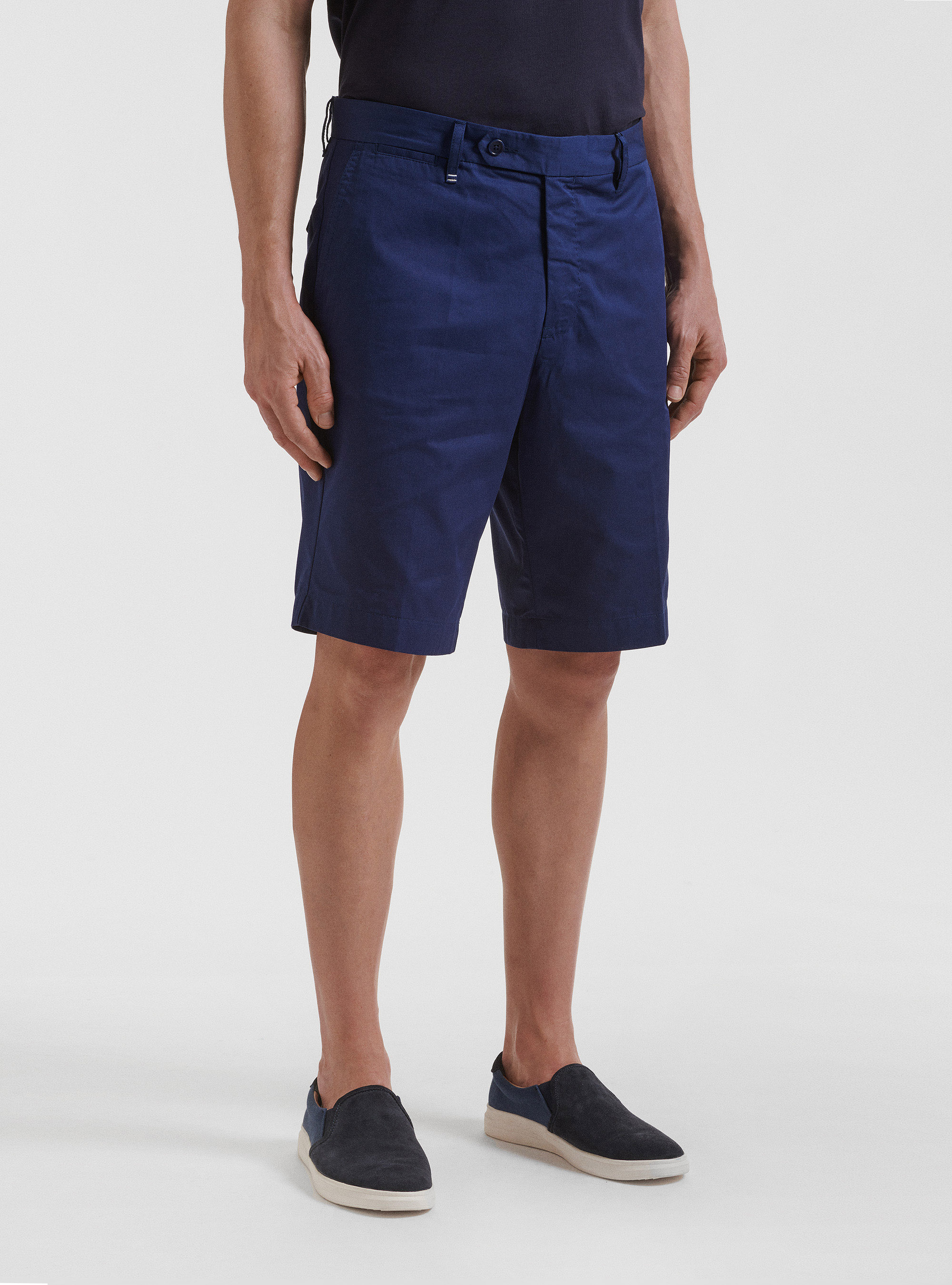 Bermuda in twill leggero, BLU