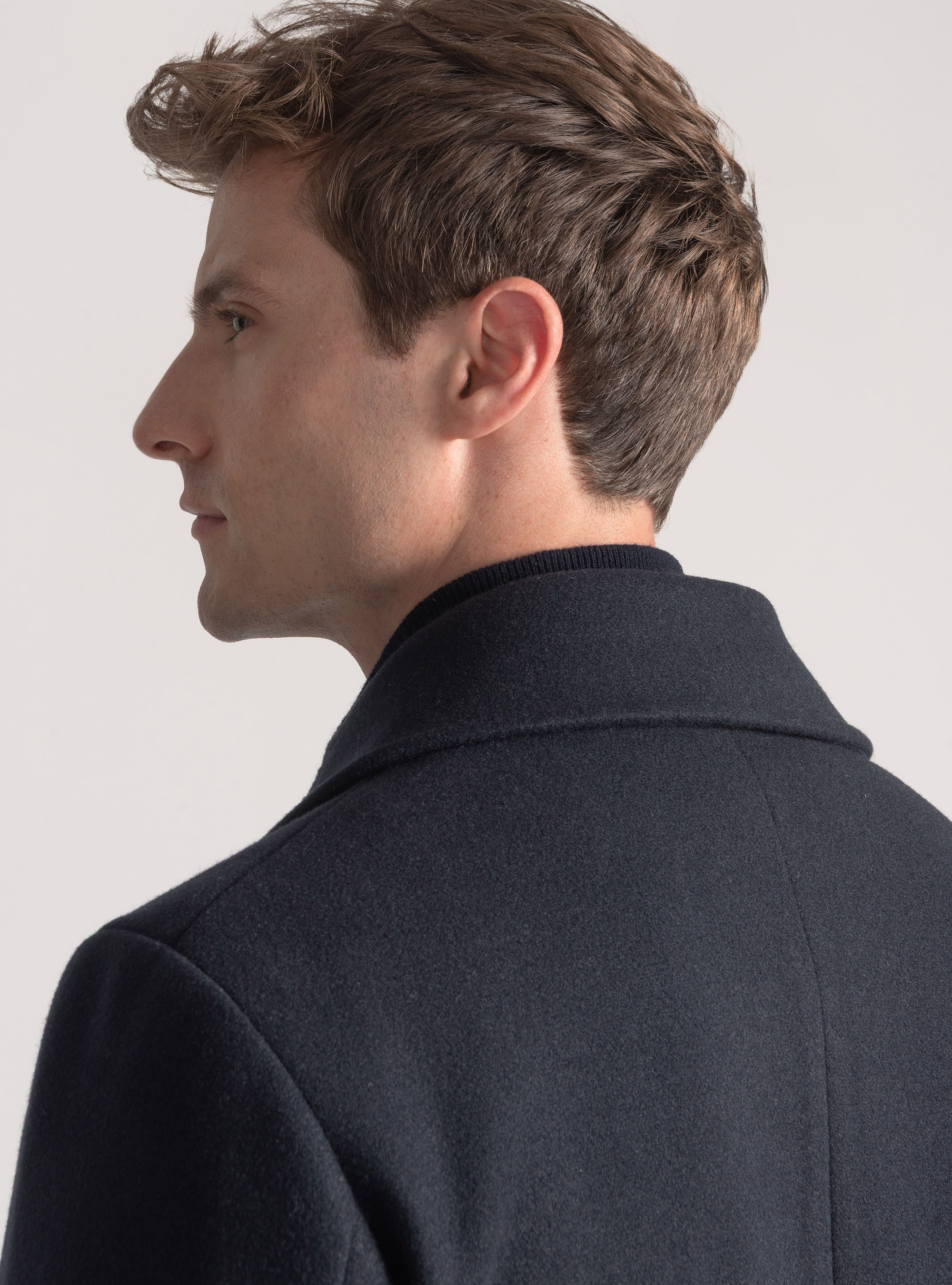 Peacoat uni, BLEU MARINE