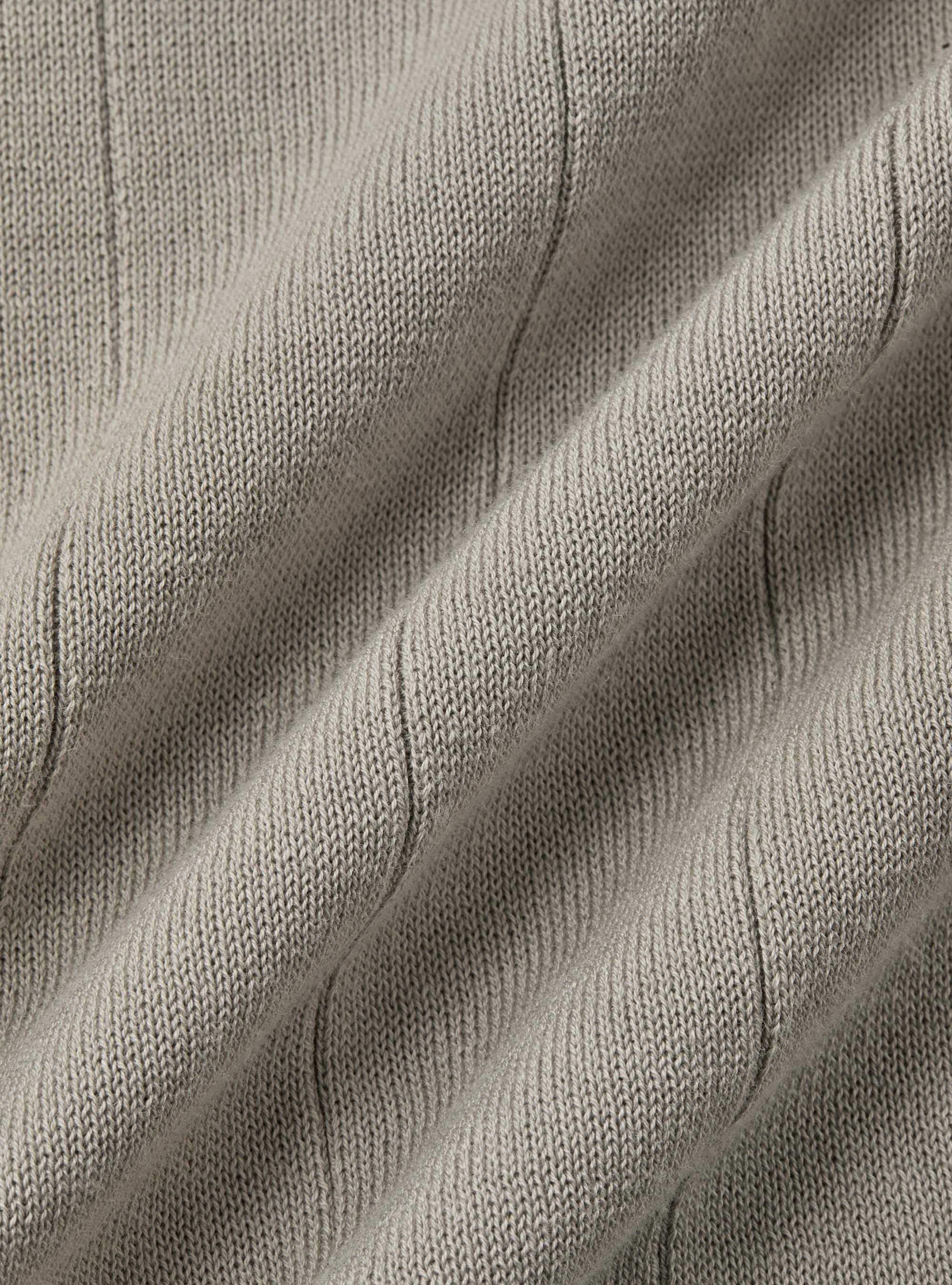 Polo in maglia manica lunga, SABBIA