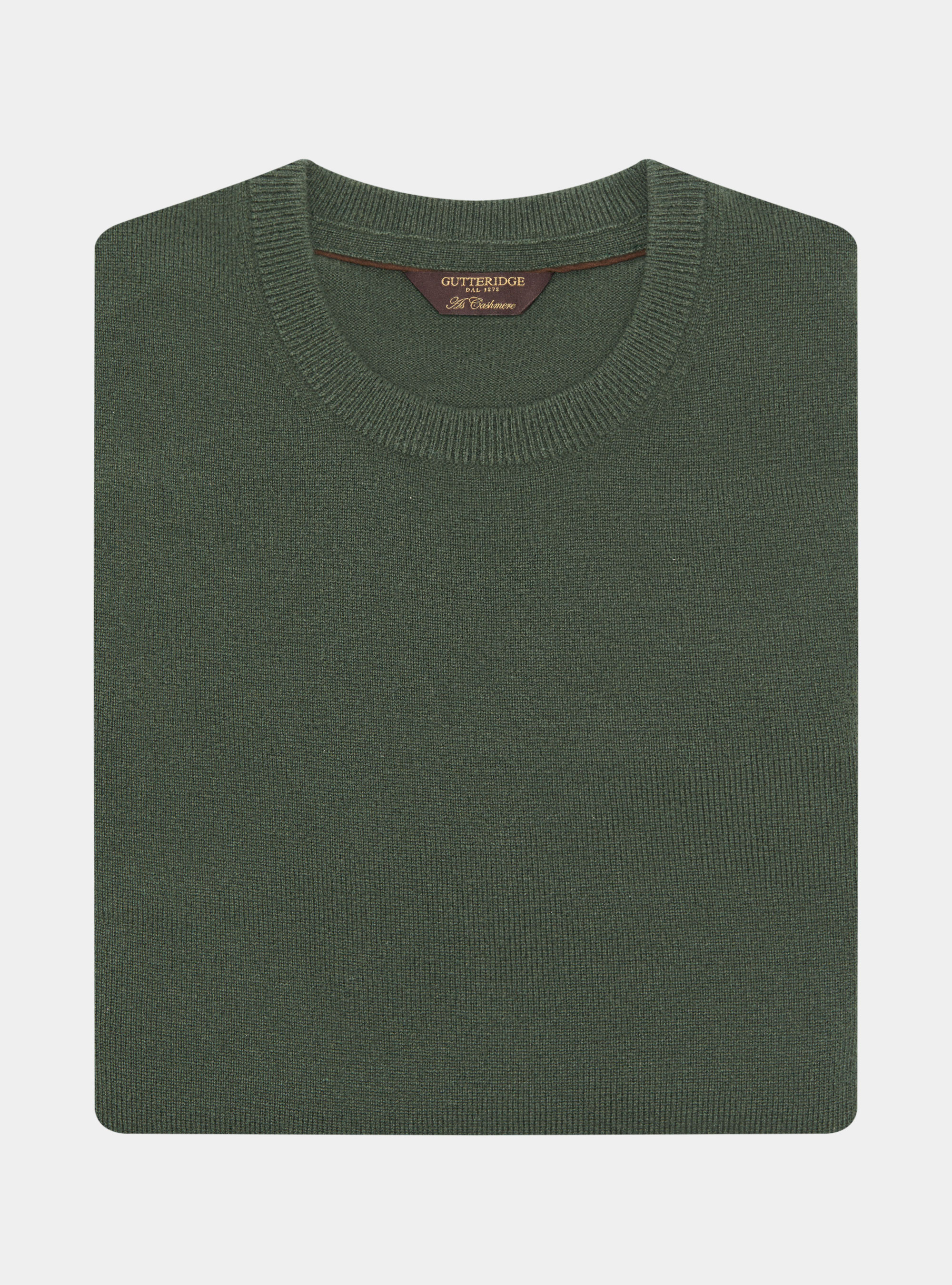 Lambswool and cashmere crew-neck sweater, MILITARE 0609C
